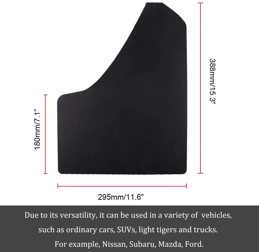 Ford Bronco Lucchese’s cheap DIY small custom-made Front Mud-Flaps HACK for $9 Rock Guard Ra