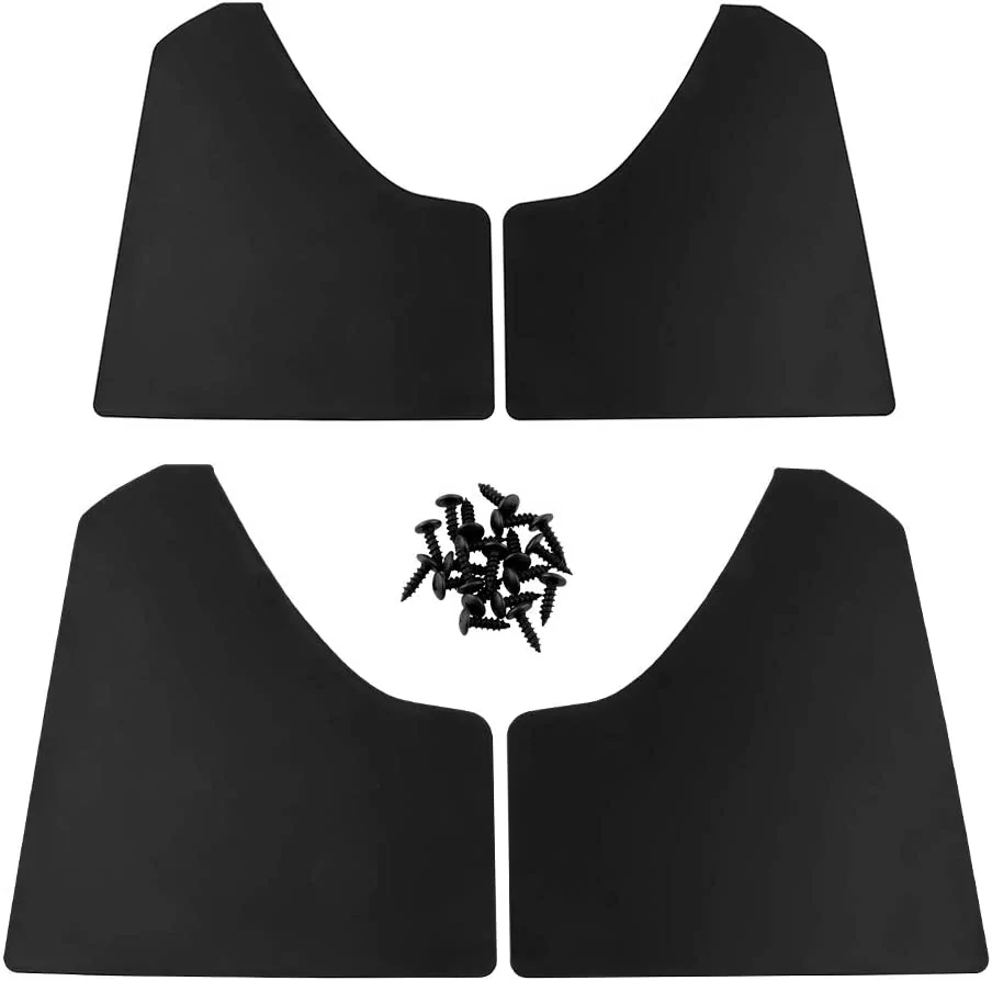 Ford Bronco Lucchese’s cheap DIY small custom-made Front Mud-Flaps HACK for $9 Rock Guard - 4-pack
