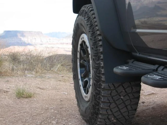 Ford Bronco Lucchese’s cheap DIY small custom-made Front Mud-Flaps HACK for $9 IMG_2406