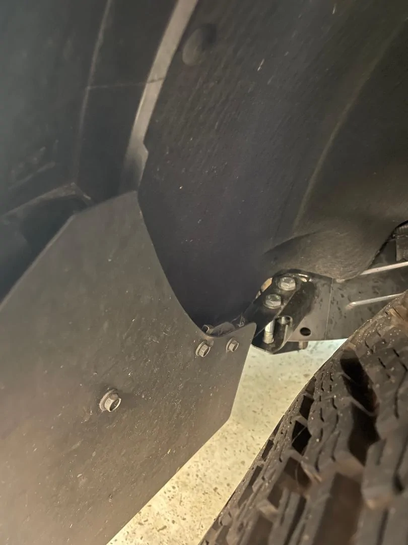 Ford Bronco Lucchese’s cheap DIY small custom-made Front Mud-Flaps HACK for $9 mud flap 2