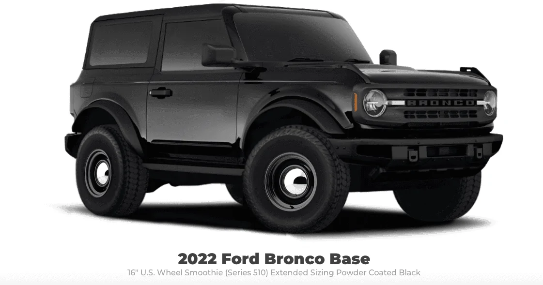 Ford Bronco Old school wheels options Screen Shot 2022-07-02 at 5.42.06 PM