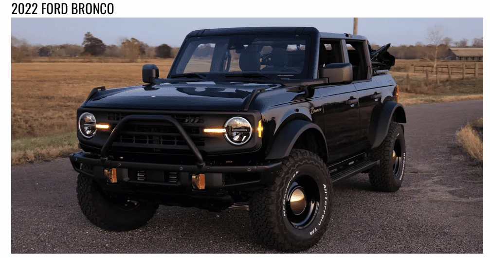 Ford Bronco Old school wheels options Screen Shot 2022-07-02 at 6.27.22 PM