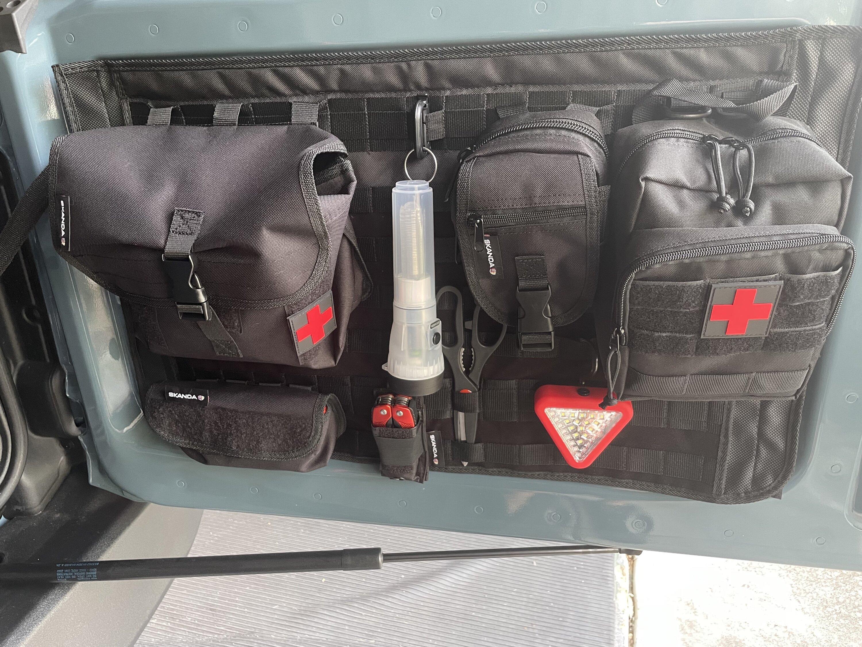 Ford Bronco Homemade First Aid Kit Tailgate