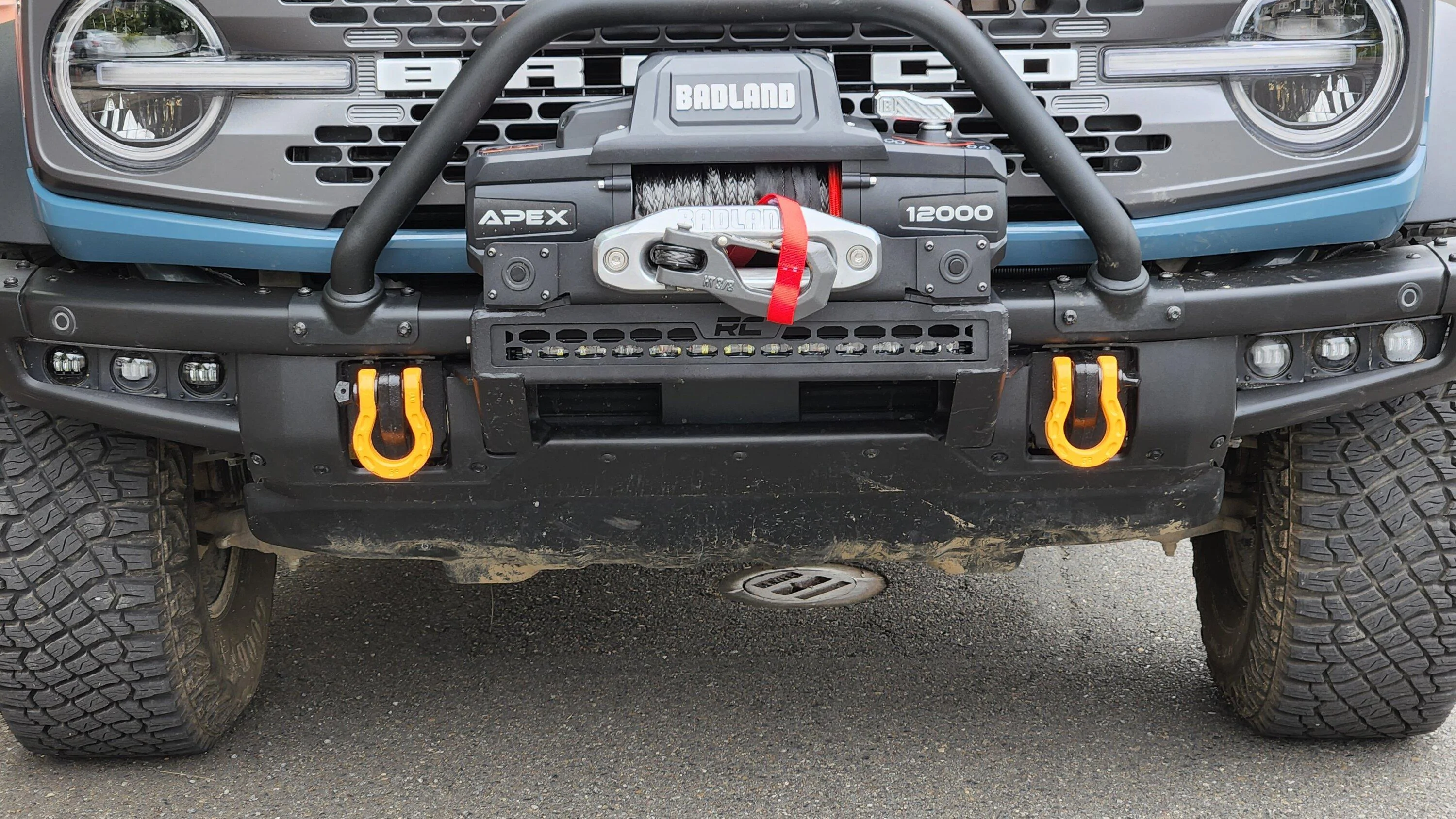 Ford Bronco Rough country winch mount unbox/ INSTALL tips. 20220702_165159
