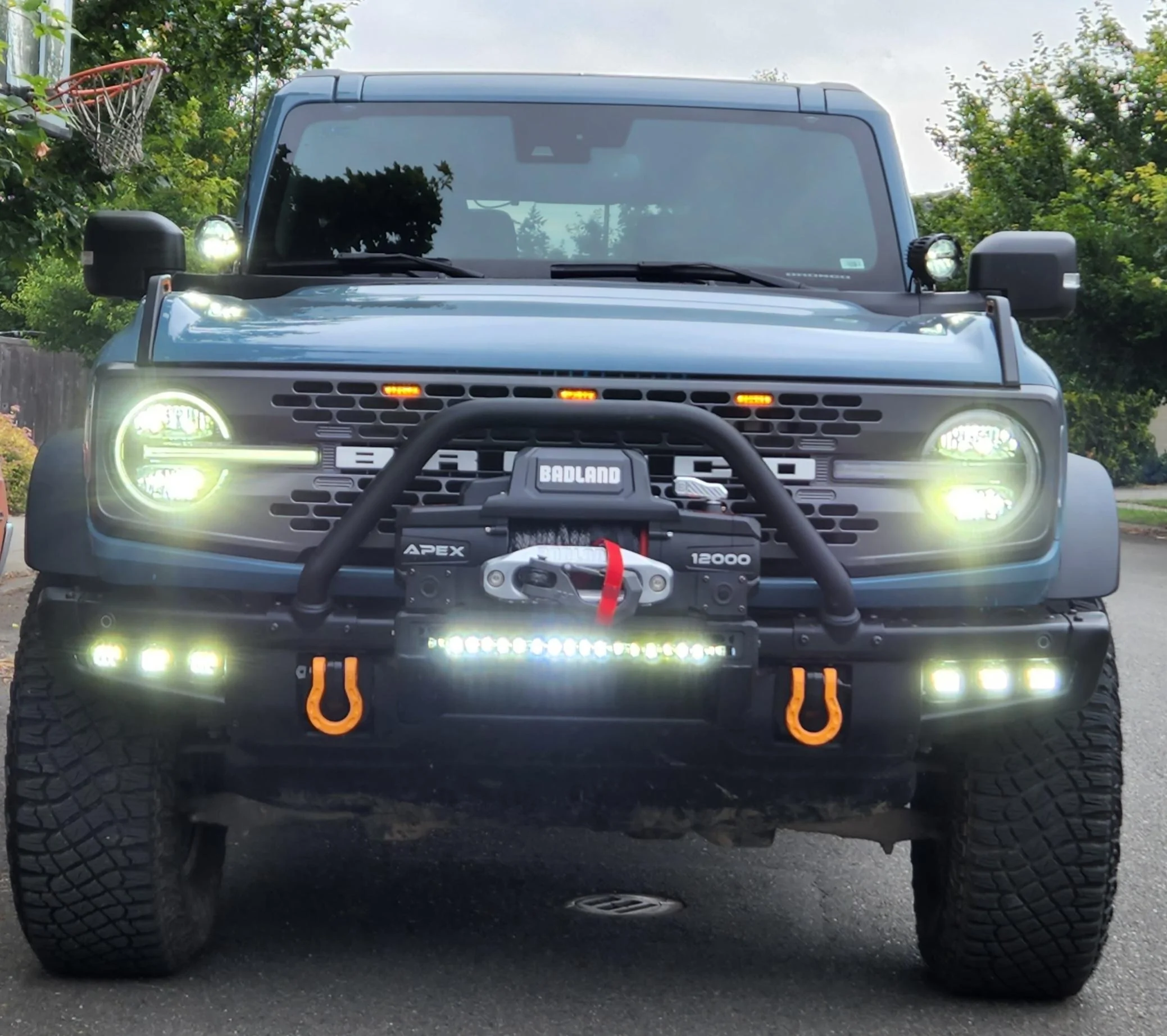 Ford Bronco Rough country winch mount unbox/ INSTALL tips. 20220702_165009