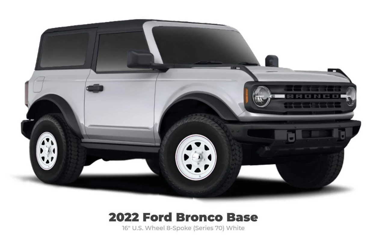 Ford Bronco Old school wheels options us_wheel