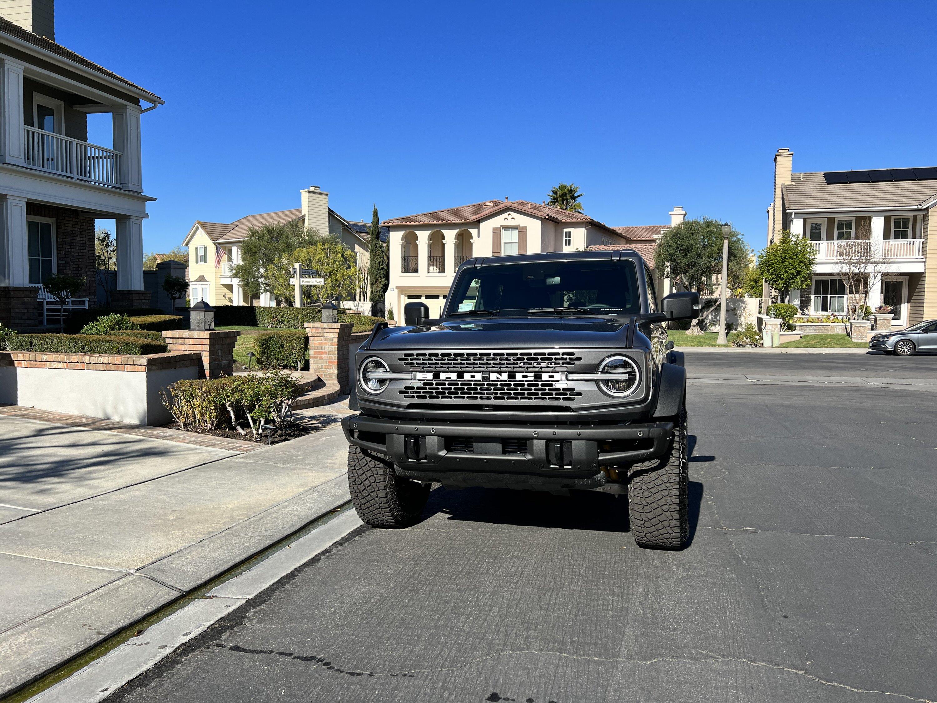 Ford Bronco Anyone running 1 inch wheel spacers? F1910FC6-023F-4A6E-B798-8534BA8AFFC4