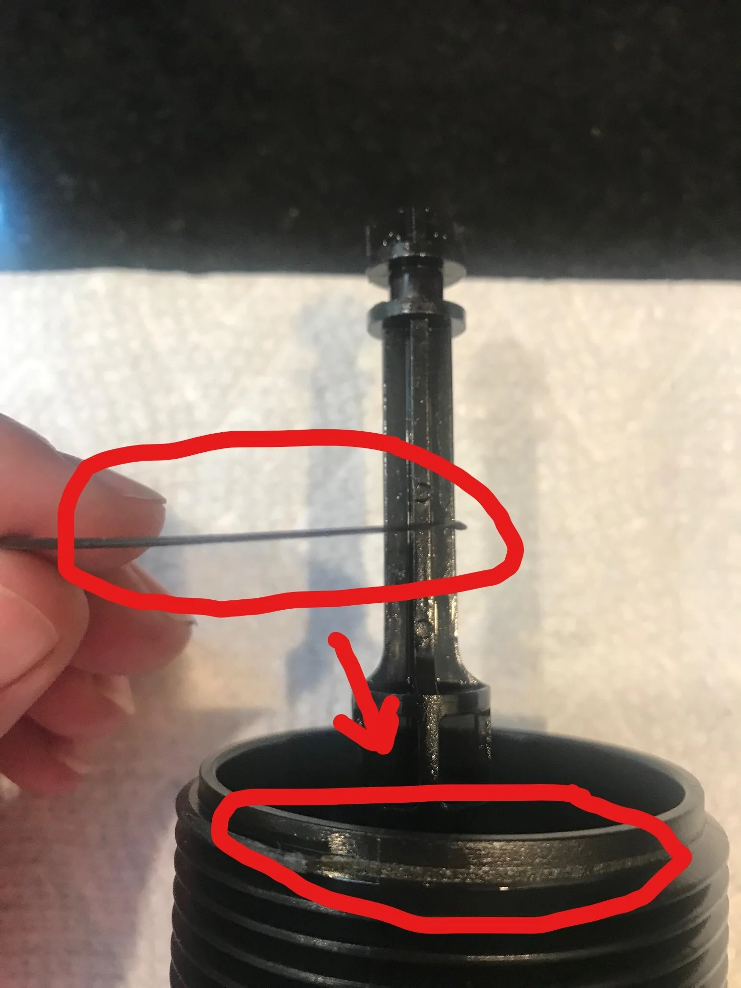 Ford Bronco Oil Change Warning InkedOil Filter Housing final