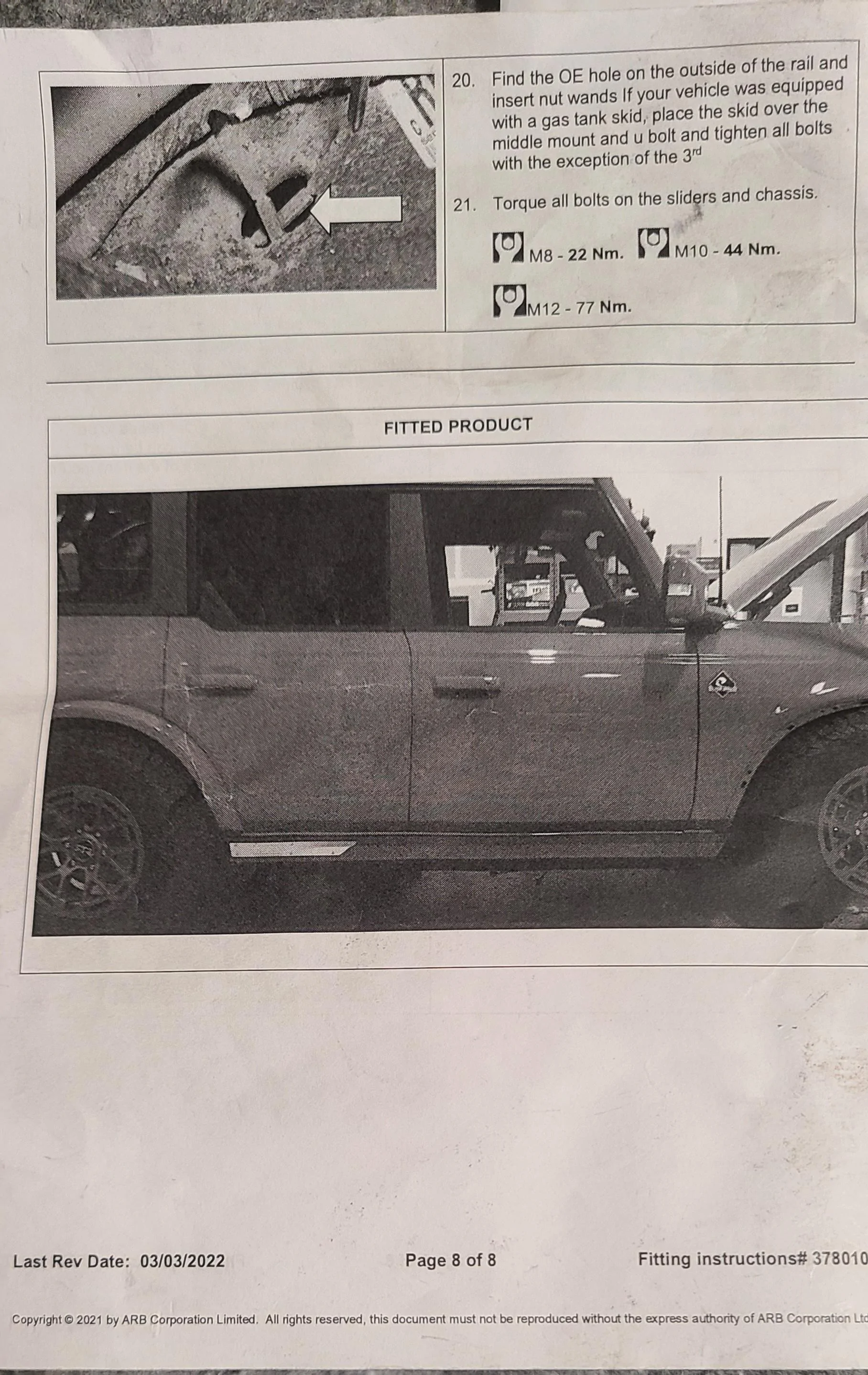 Ford Bronco ARB Sliders: Anyone installed 20220704_053218