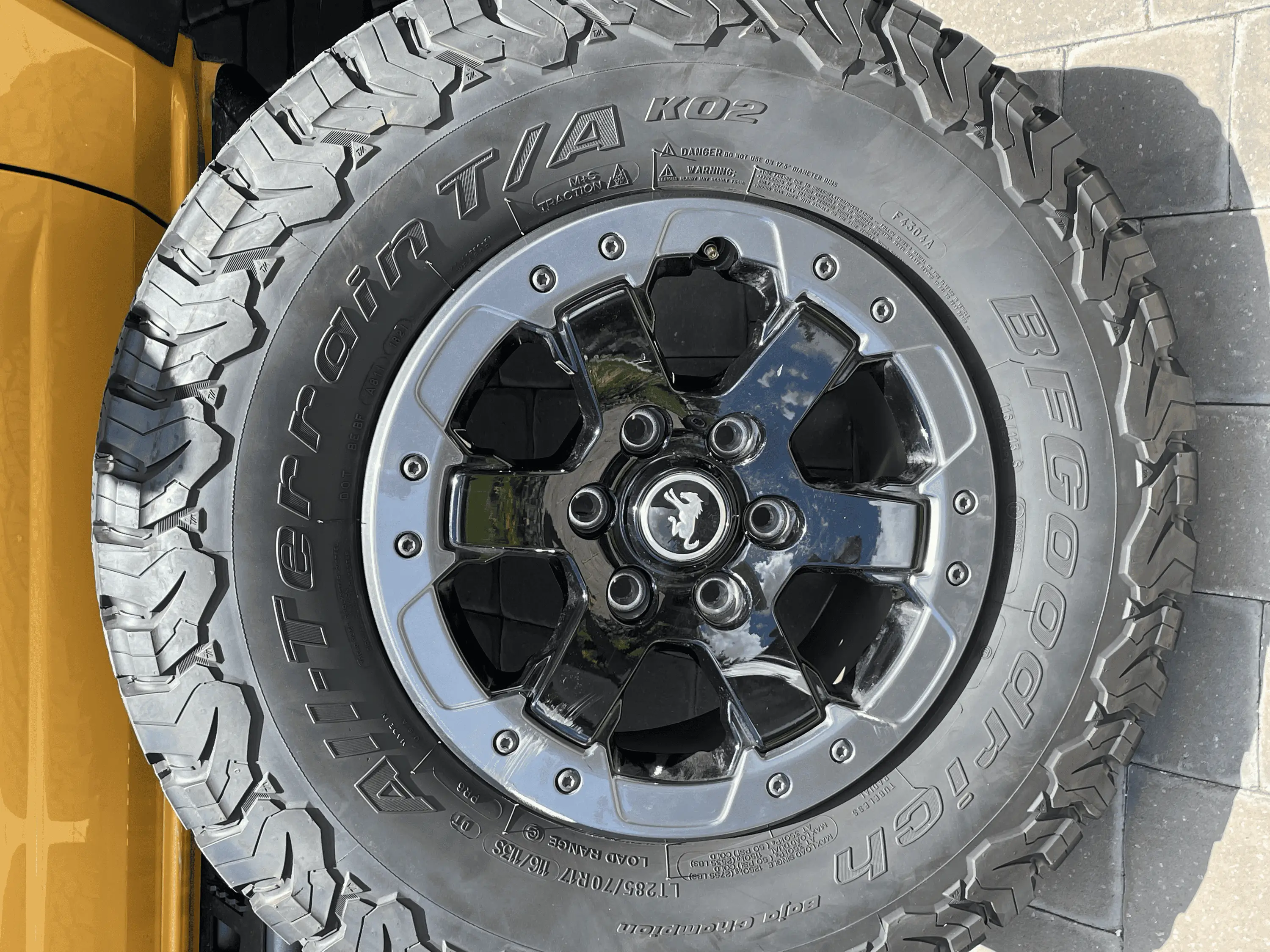 Ford Bronco 5 Badlands Optional Beadlock Capable Wheels w/Sensors tempImagemZIaPy