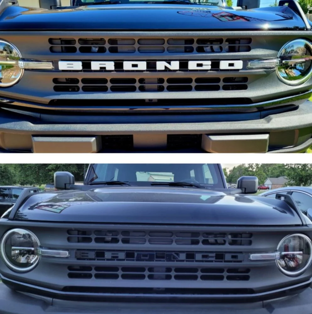 Ford Bronco Sukemichi grill letters installed Screenshot_20220705-103714_Pixlr