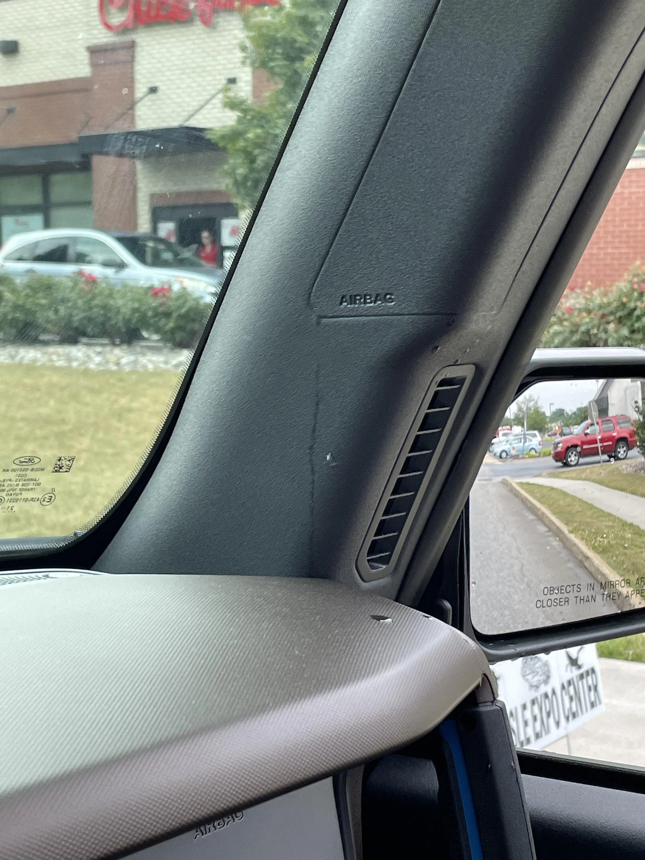 Ford Bronco MIC 2.0 leaking into A pillar trim 9B265502-6BC9-49E3-B01B-32B495CD7ADD