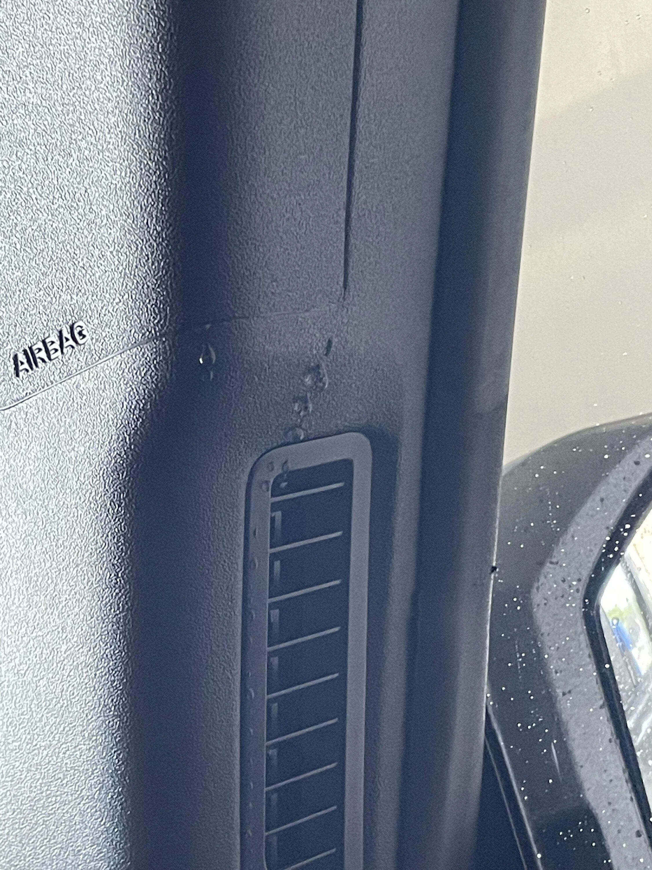 Ford Bronco MIC 2.0 leaking into A pillar trim 15867E7E-8A54-4D13-80B7-2175553AA255