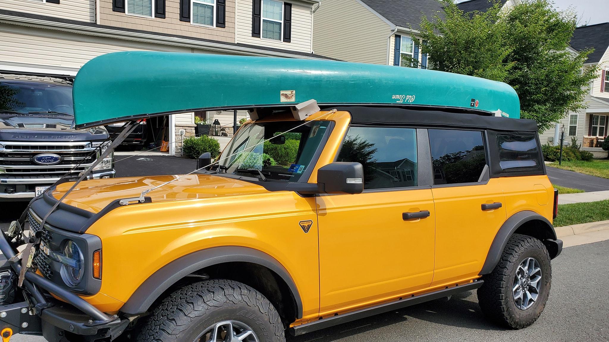 Ford Bronco Roof Rack for Soft Top?? canoe