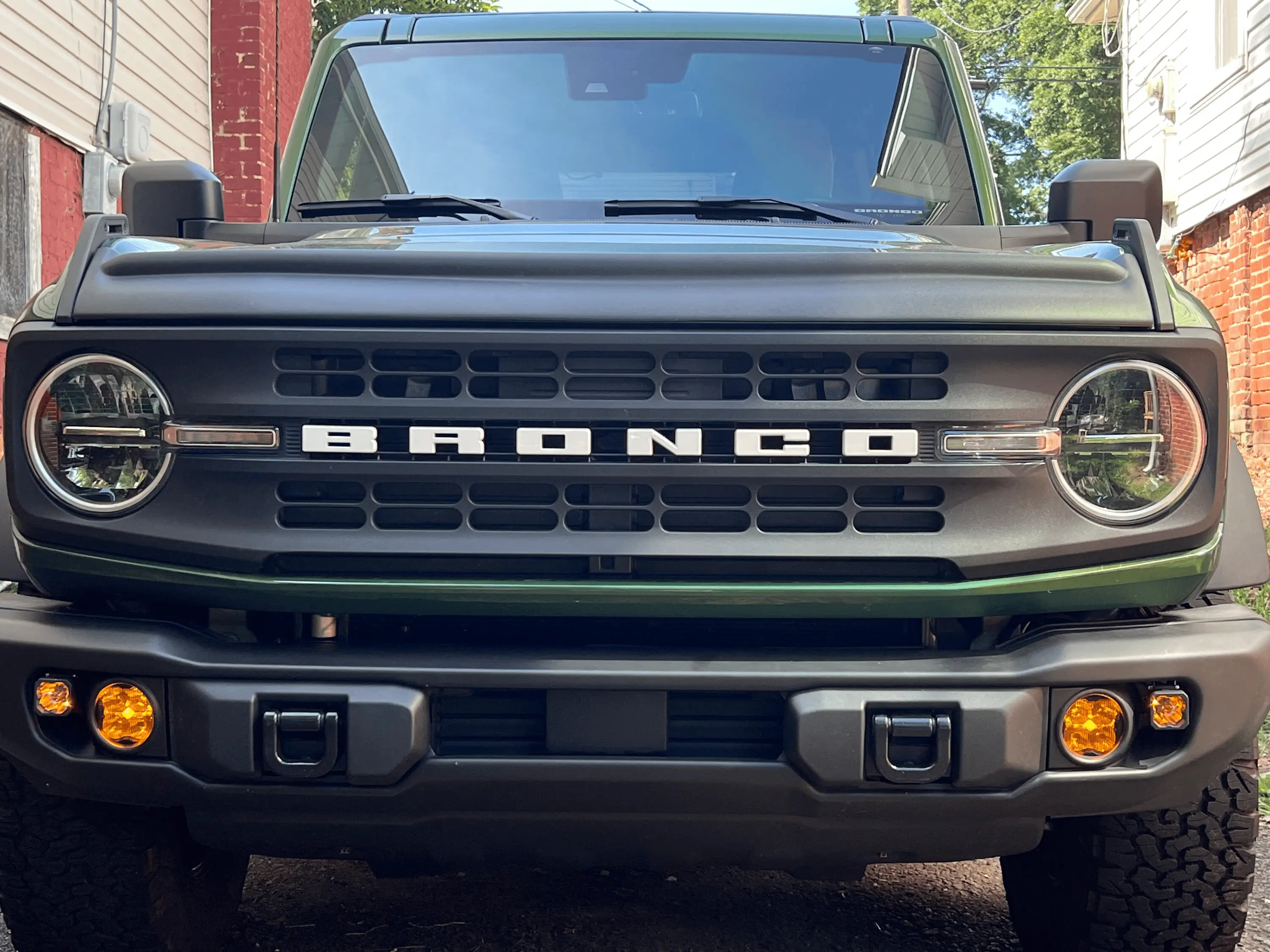 Ford Bronco Capable Bumper Upgraded with Diode Dynamic Fogs and Spots 1657231477888