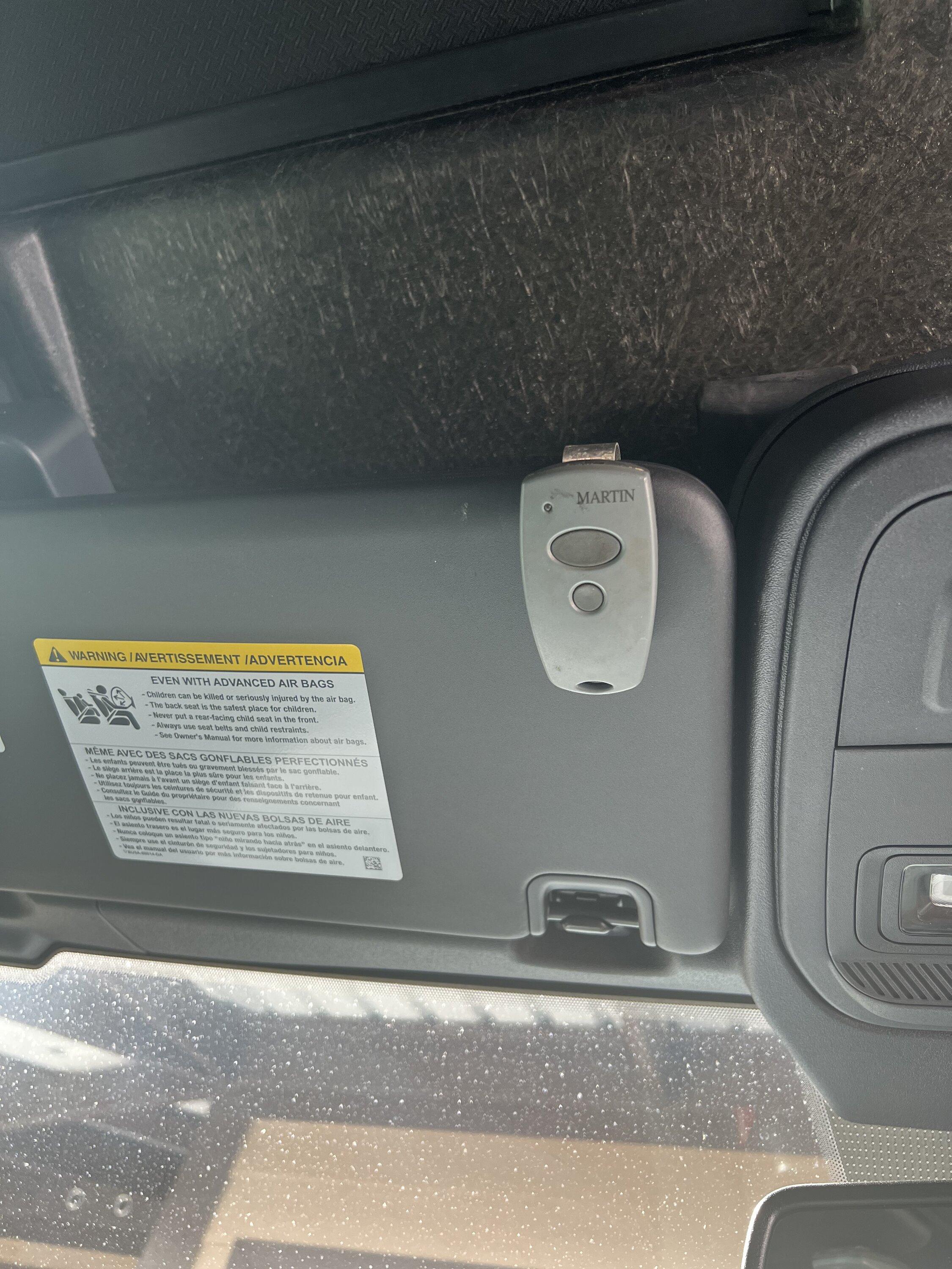 Ford Bronco HOW TO: Add Homelink garage remote from Lux Package A0AAEF11-C625-413B-A1D8-F334C0594109