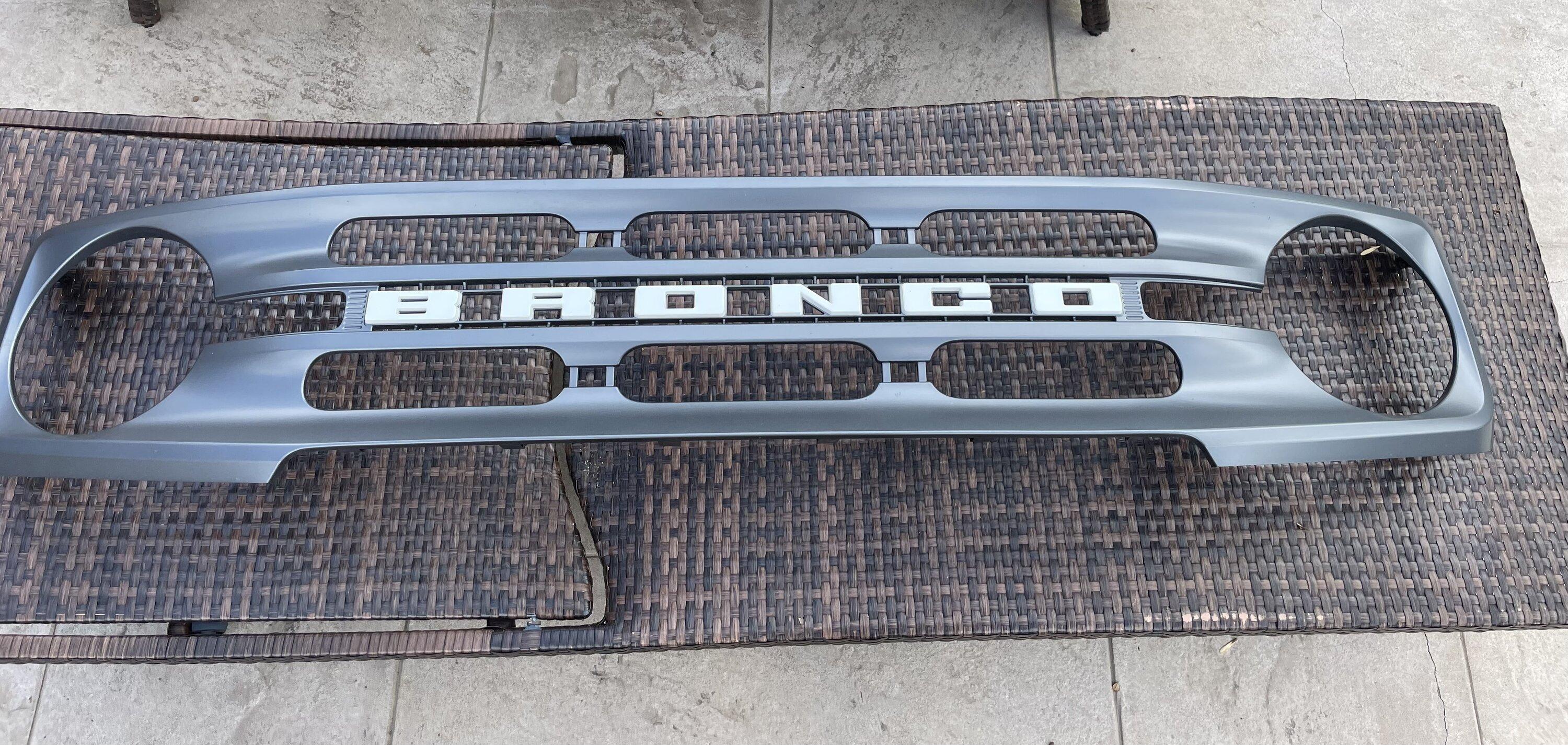 Ford Bronco WTS - Big Bend Grille CC8E1021-BF28-448C-B3BE-3FEFB93BA25B