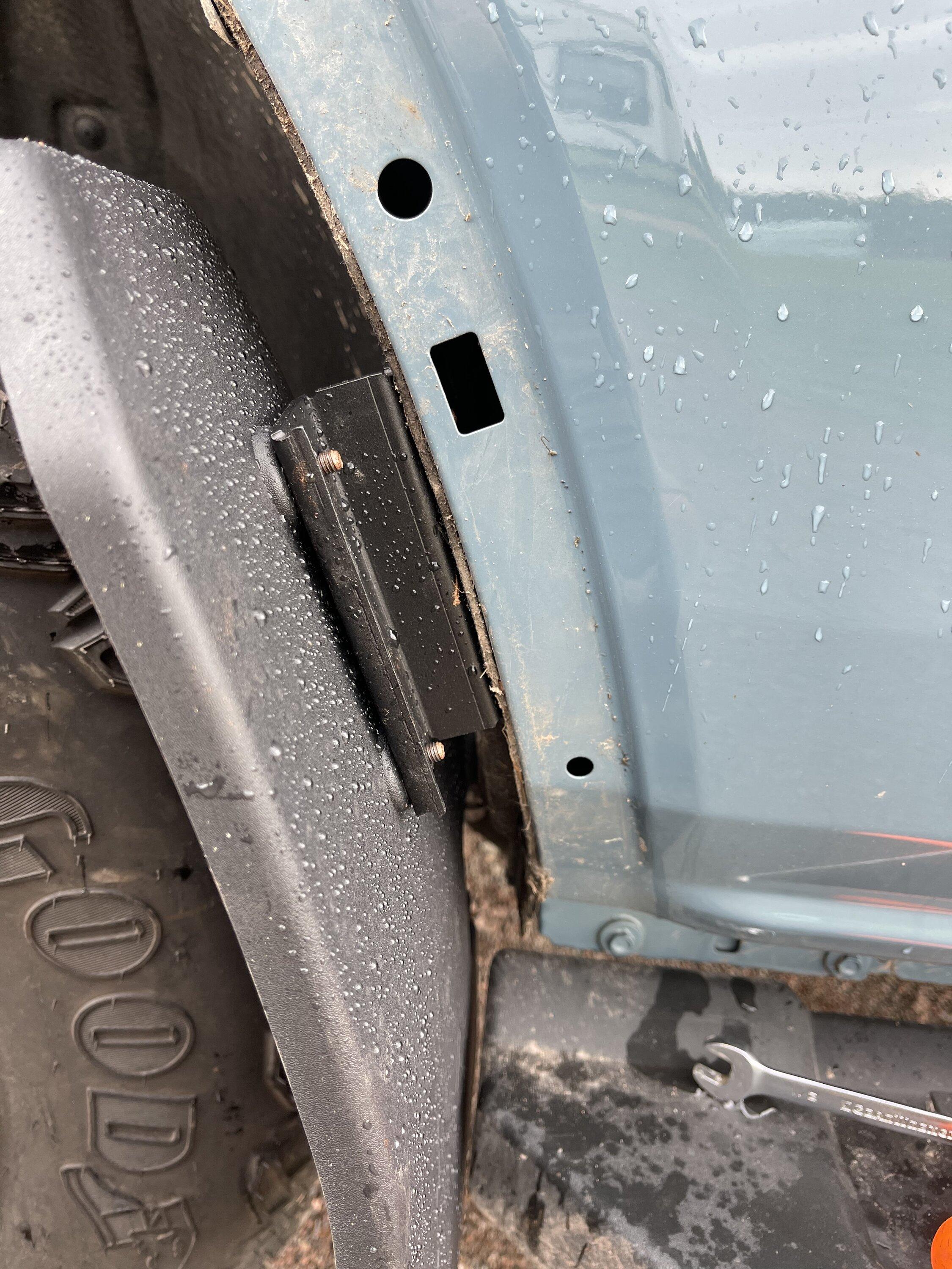 Ford Bronco Mabett front mud flaps installed FBE45AEF-9515-425E-A876-13C24D203CA3