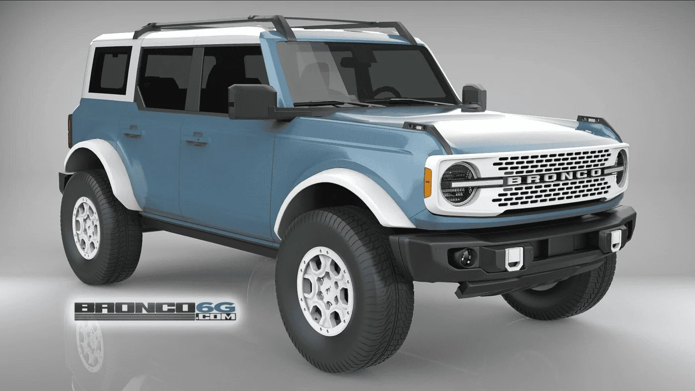 Ford Bronco 4 Door Bronco Colors 3D Model Visualized 1600036797858