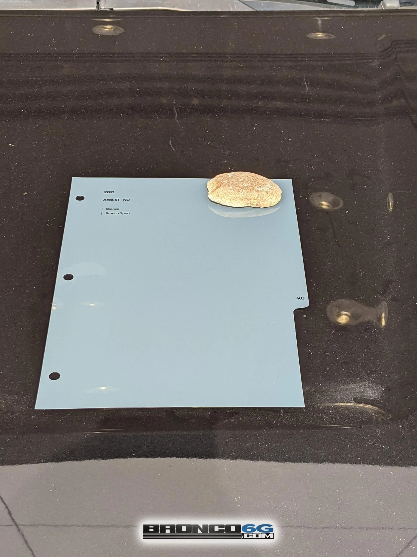 Ford Bronco Official Paint Samples / Swatches For 2021 Ford Bronco Have Arrived. Cactus Gray = Jet Fighter Gray Area51(2)