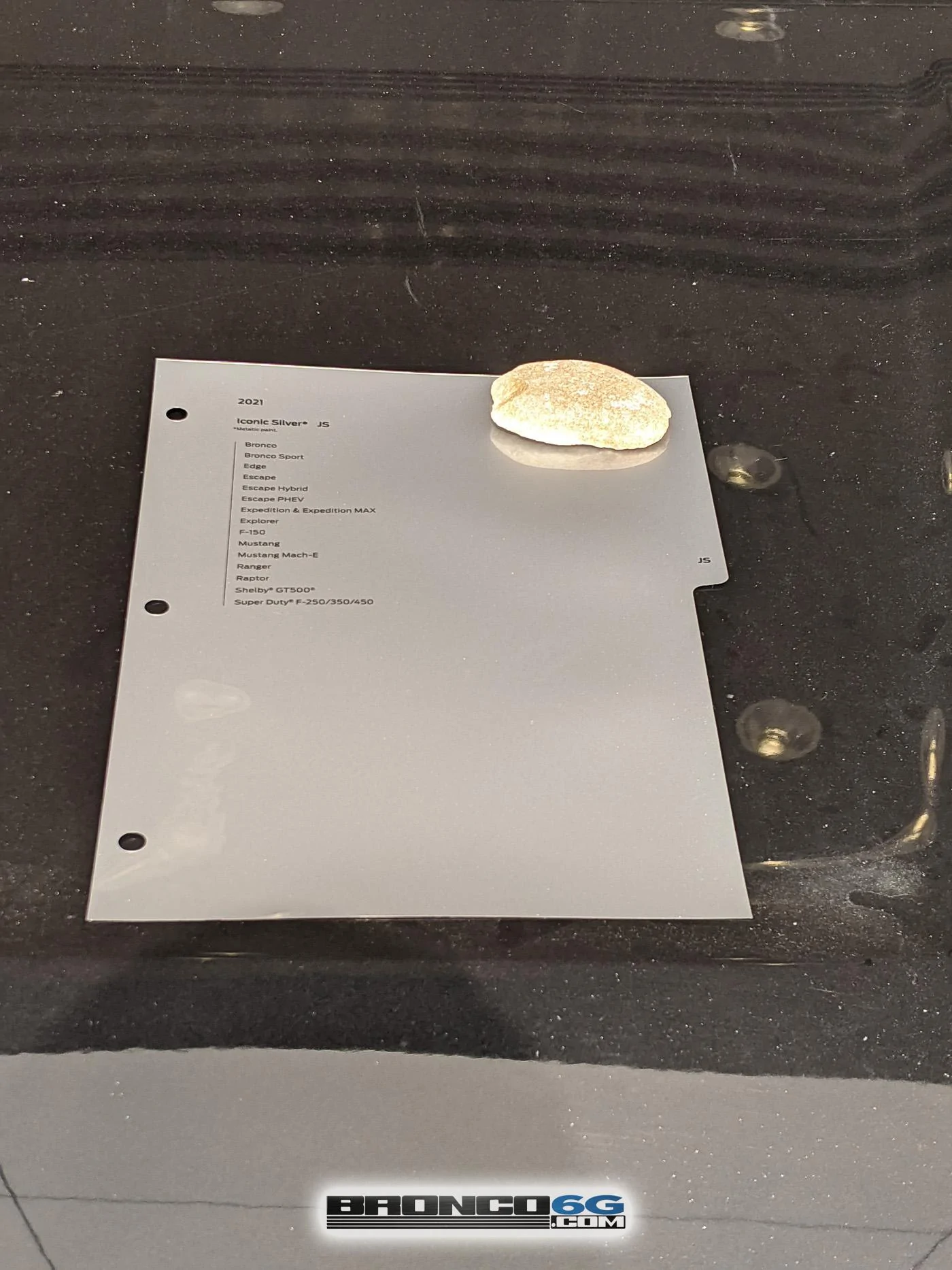 Ford Bronco Official Paint Samples / Swatches For 2021 Ford Bronco Have Arrived. Cactus Gray = Jet Fighter Gray IconicSilver-2
