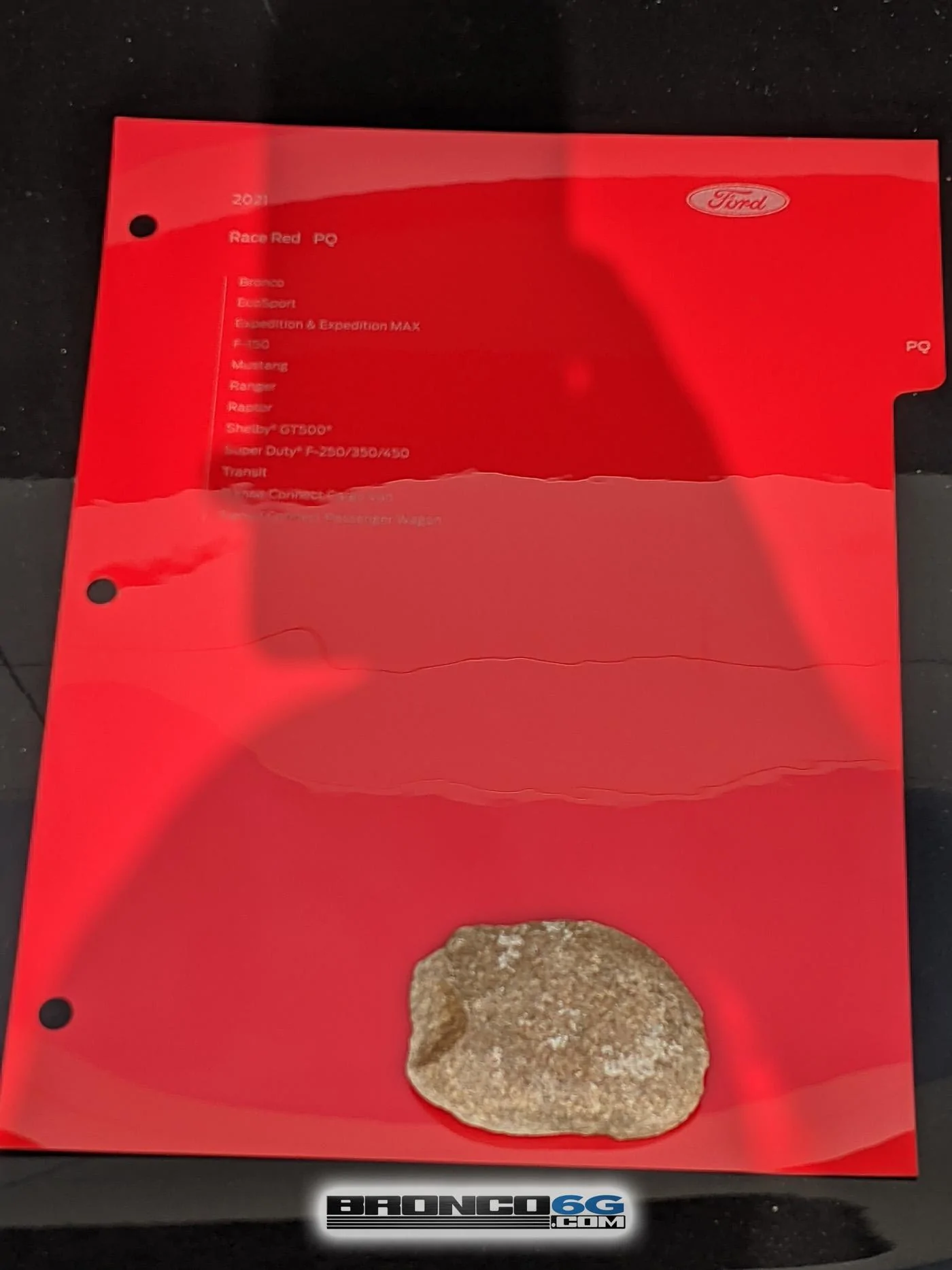 Ford Bronco Official Paint Samples / Swatches For 2021 Ford Bronco Have Arrived. Cactus Gray = Jet Fighter Gray RaceRed2