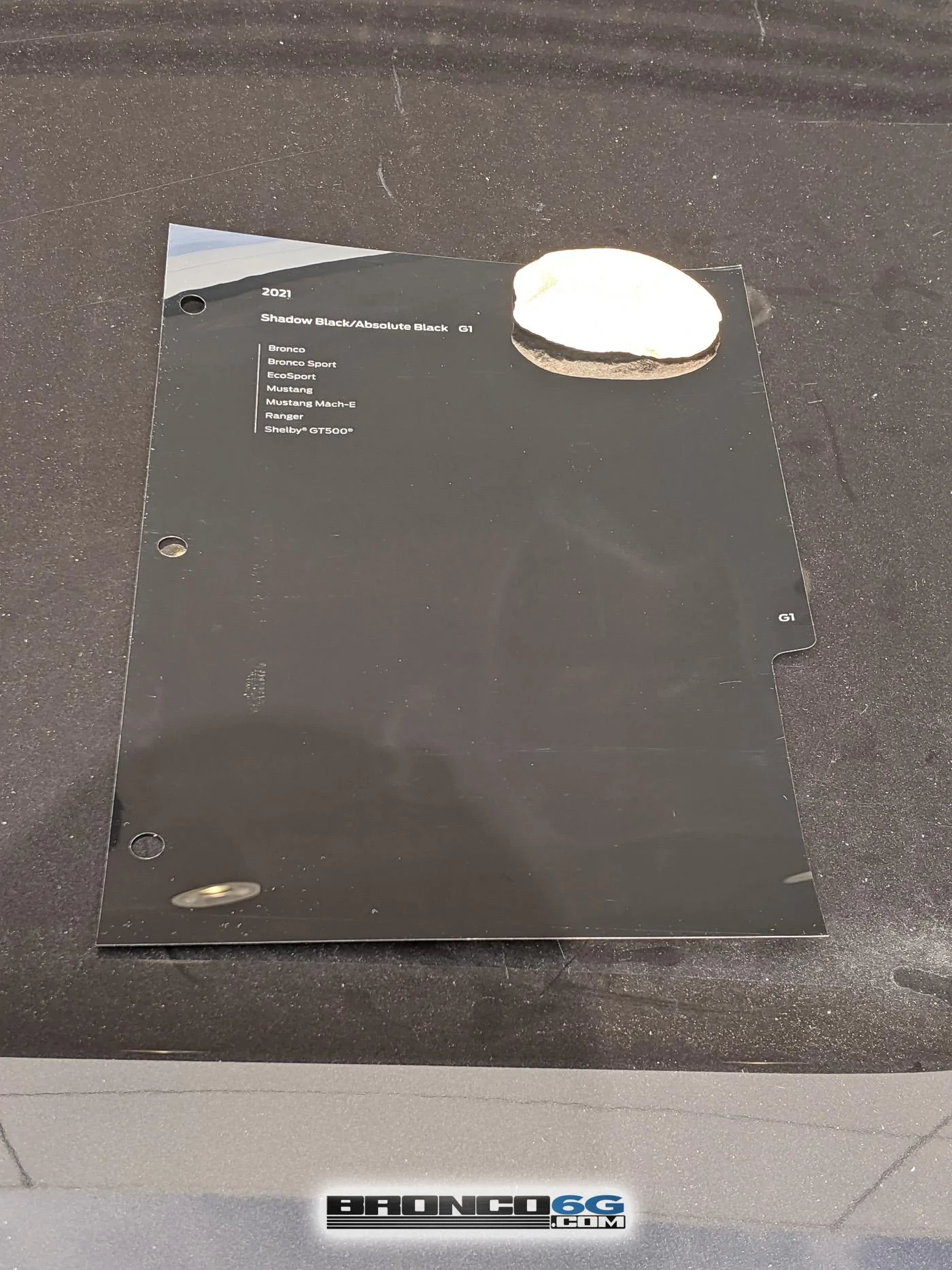 Ford Bronco Official Paint Samples / Swatches For 2021 Ford Bronco Have Arrived. Cactus Gray = Jet Fighter Gray ShadowBlack_AbsoluteBlack2