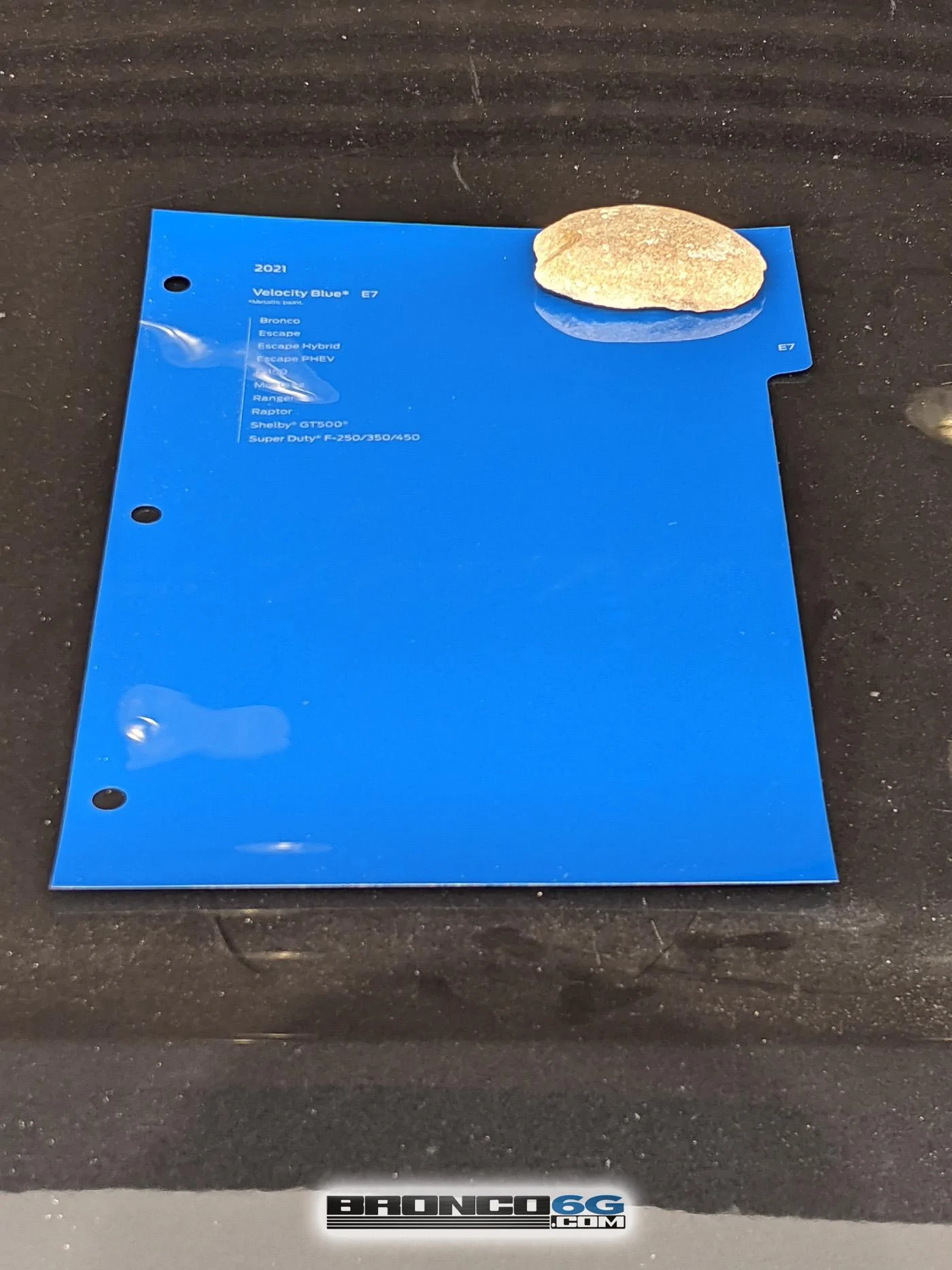 Ford Bronco Official Paint Samples / Swatches For 2021 Ford Bronco Have Arrived. Cactus Gray = Jet Fighter Gray VelocityBlue2