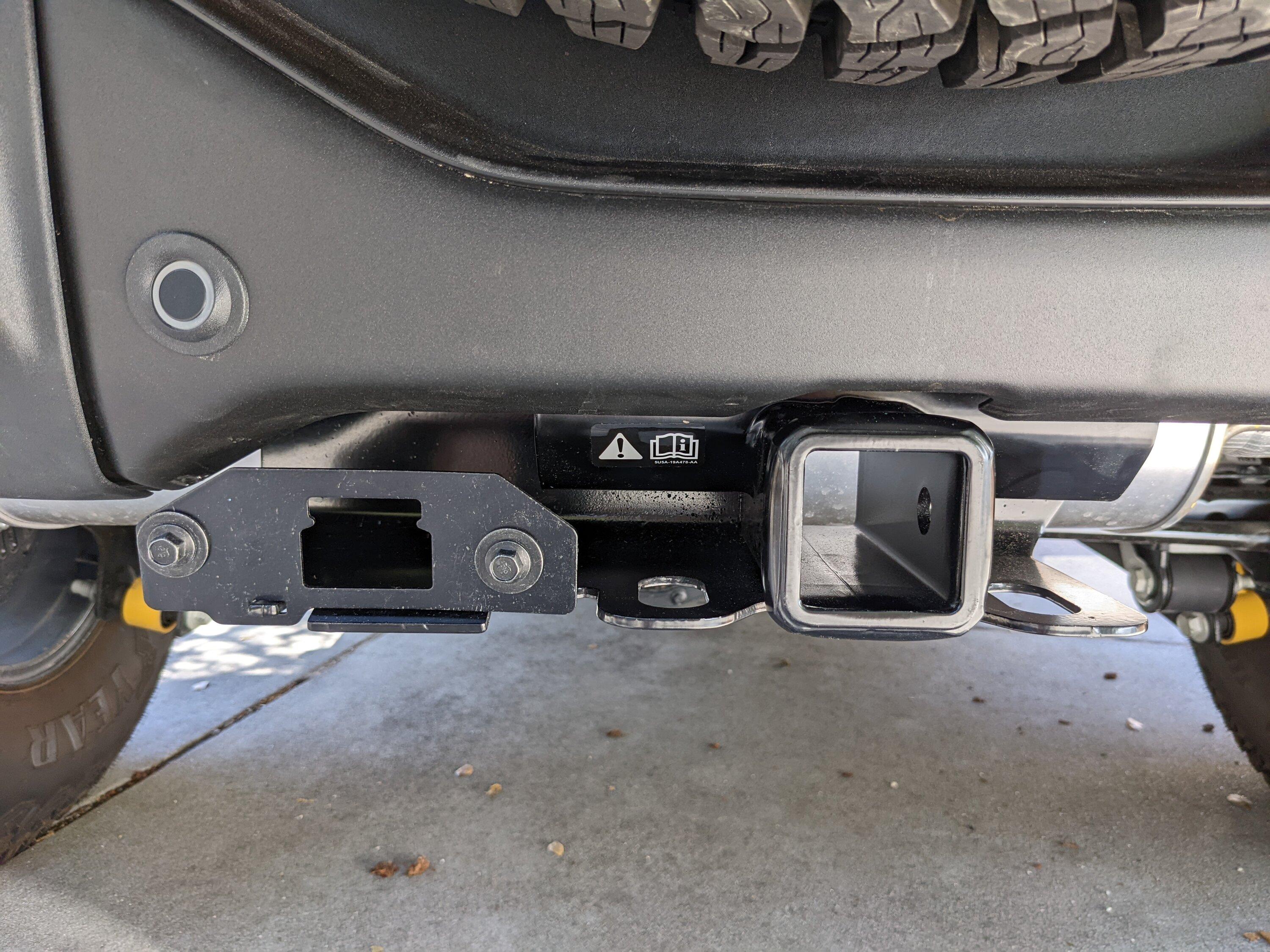 Ford Bronco Installing tow hitch.  Rear bumper torque specs? PXL_20220709_220613887