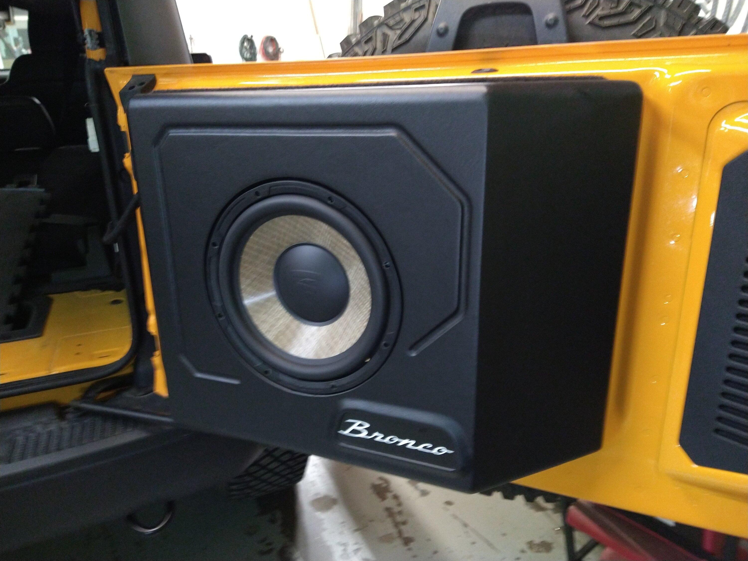 Ford Bronco Full B&O System rip and replace audio build in 2 Door Badlands FE60276F-AA30-490C-8038-8D2C7AE0DBDE