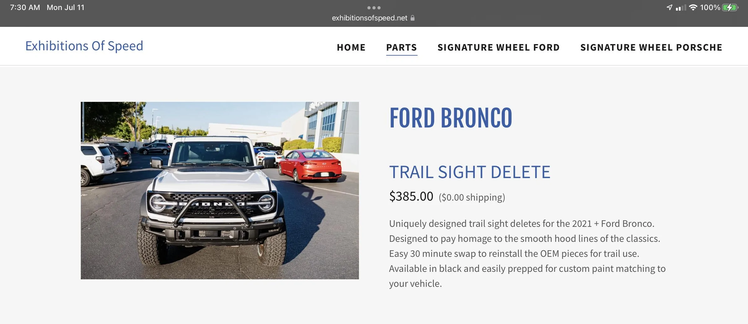 Ford Bronco Trail Sight Delete by DeeZee - Finally 3DF2A1D4-511F-4316-A135-8406357E2C6C