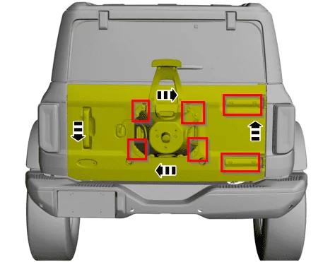 Ford Bronco Hammer Built - Built to Hammer On: Modular Tailgate Reinforcement System 1657541973909