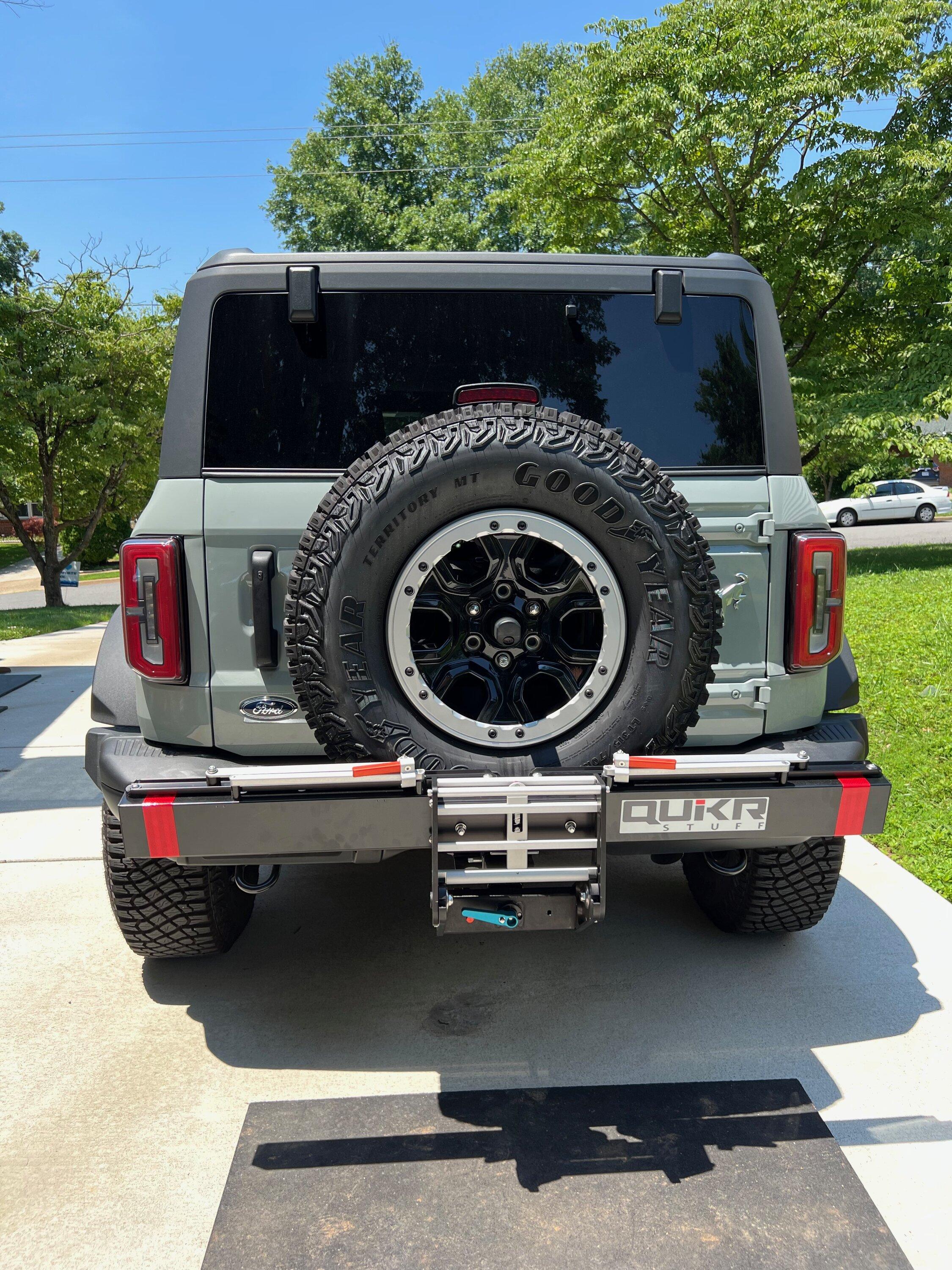 Ford Bronco Quik Rack Mach2 - Bike Rack Setup IMG_0394