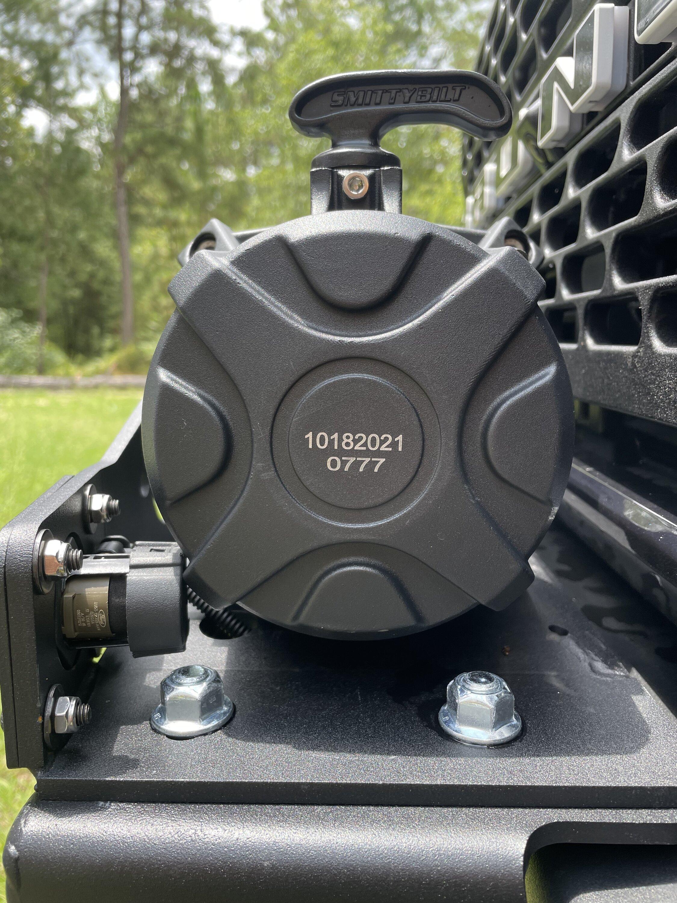 Ford Bronco RC High Winch Mount & Winch Install w/ Control Box Relocation 21E76847-2A64-475A-A9F1-BBA168E21698