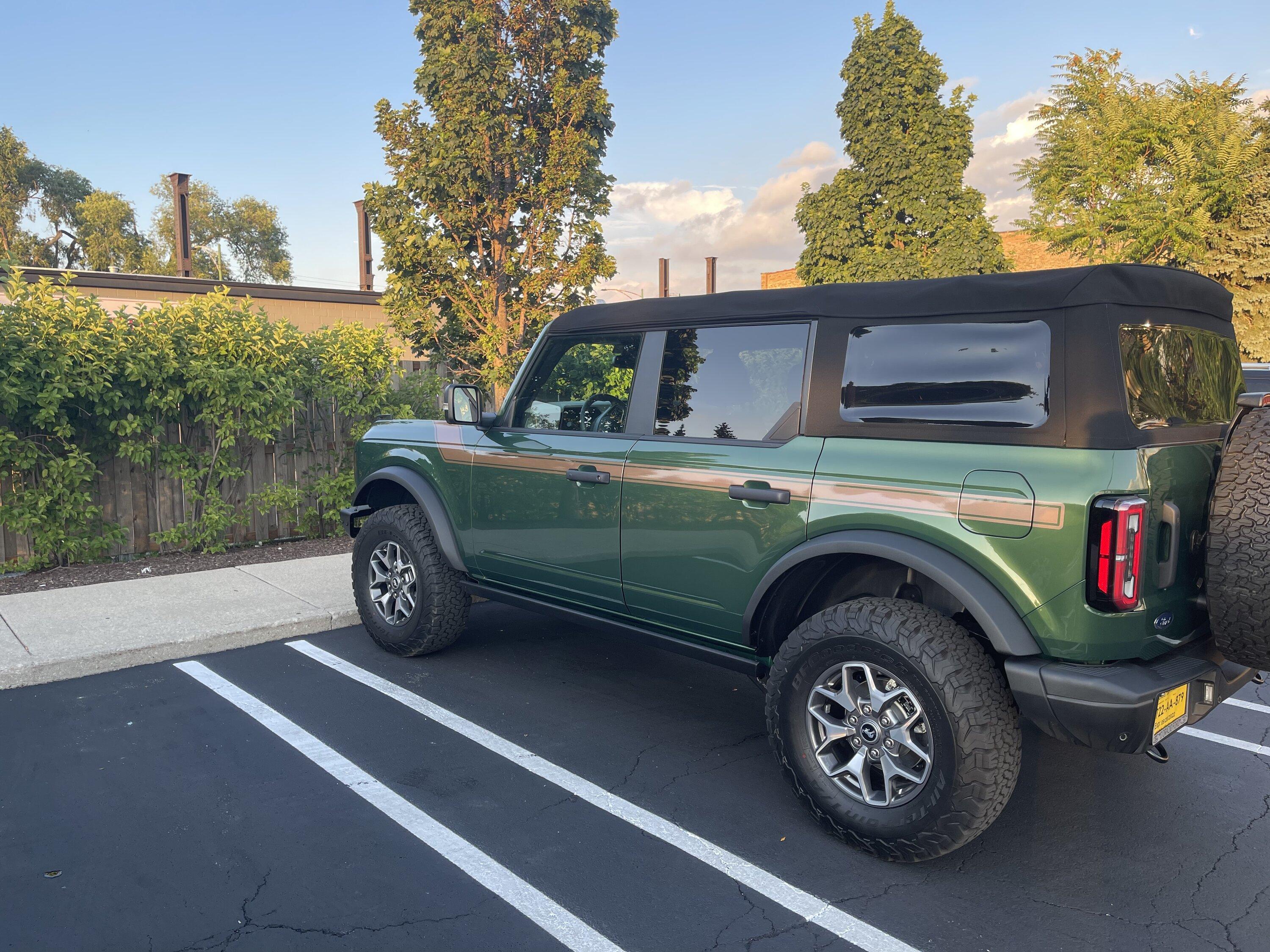 Ford Bronco Anyone Apply Retro Stripes on Eruption Green? FD1D2FAA-6BBD-4747-8B91-02184BFB6344