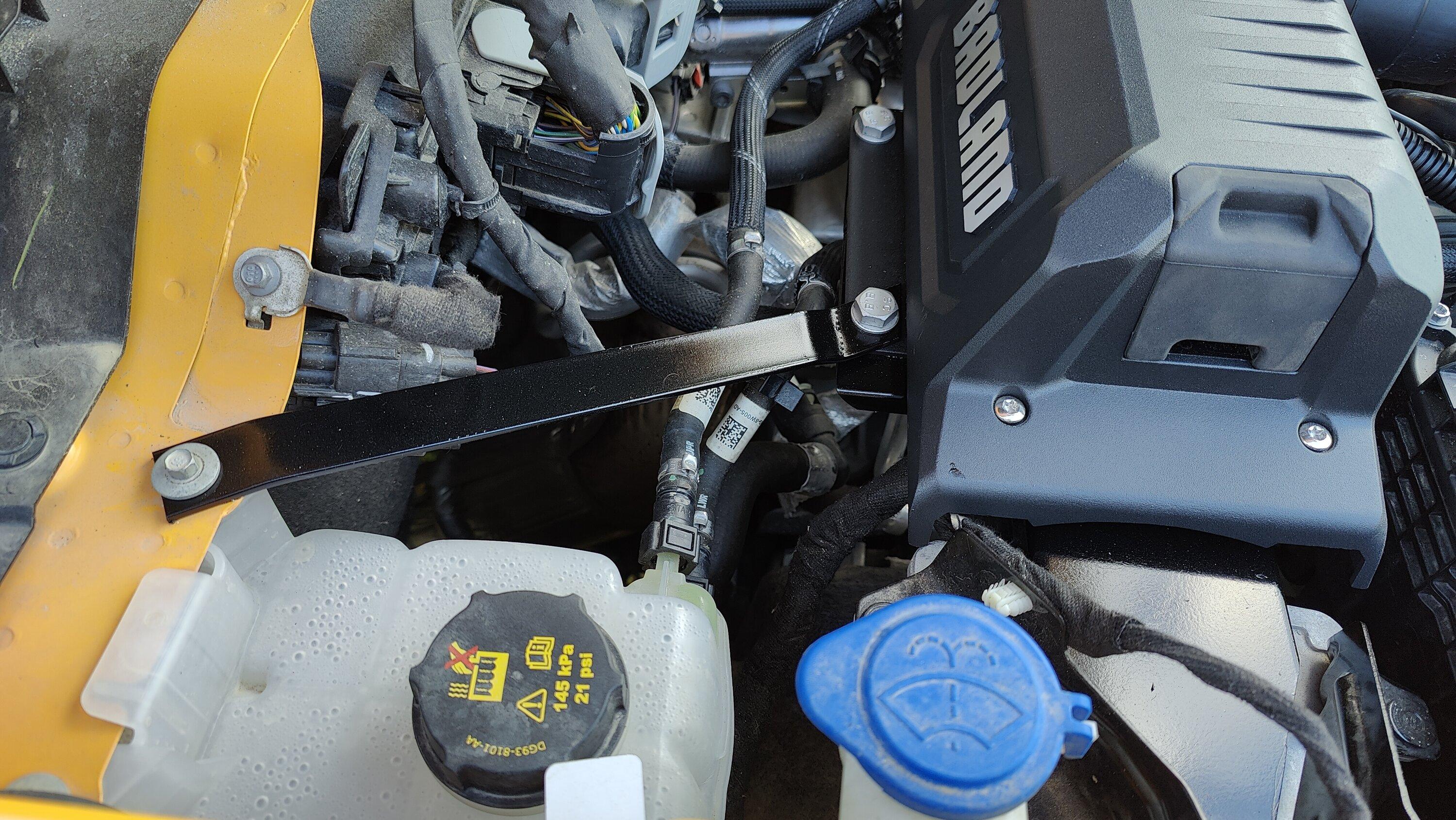 Ford Bronco RC High Winch Mount & Winch Install w/ Control Box Relocation IMG20220712185337