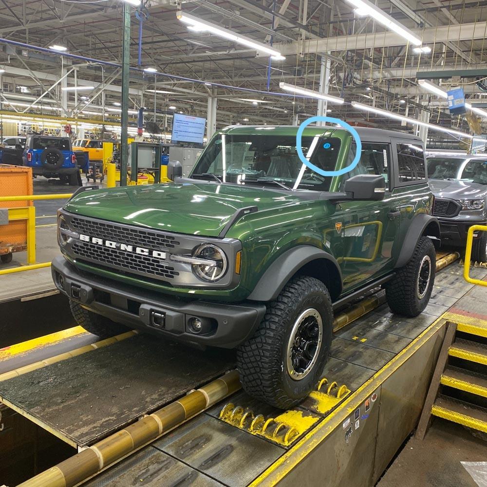Ford Bronco 6/20/22 Build Week Group Bronco w circle