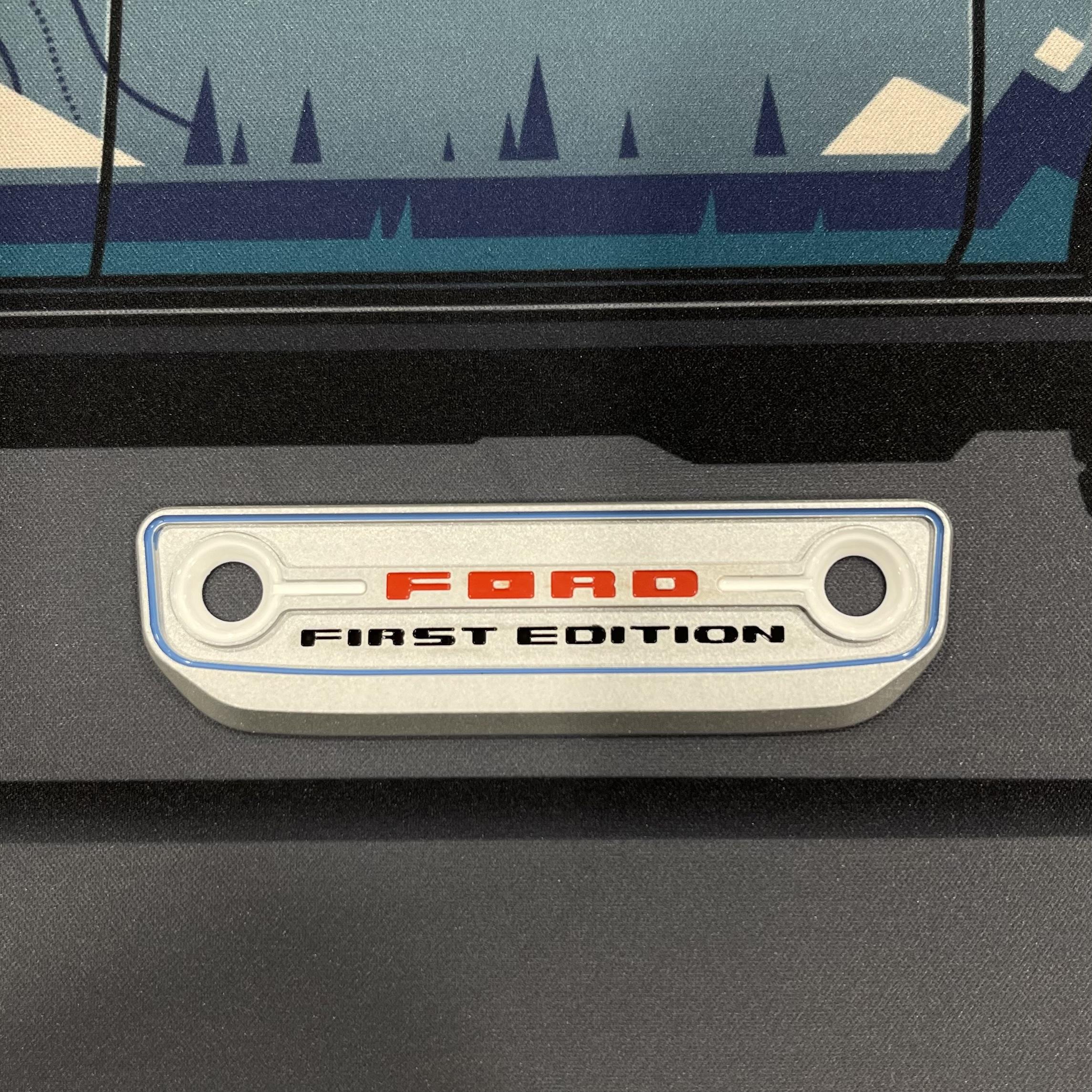 Ford Bronco AR | FIRST EDITION Badge VIN Project 7DB840E2-3AF1-467E-947B-96A5CCB61384