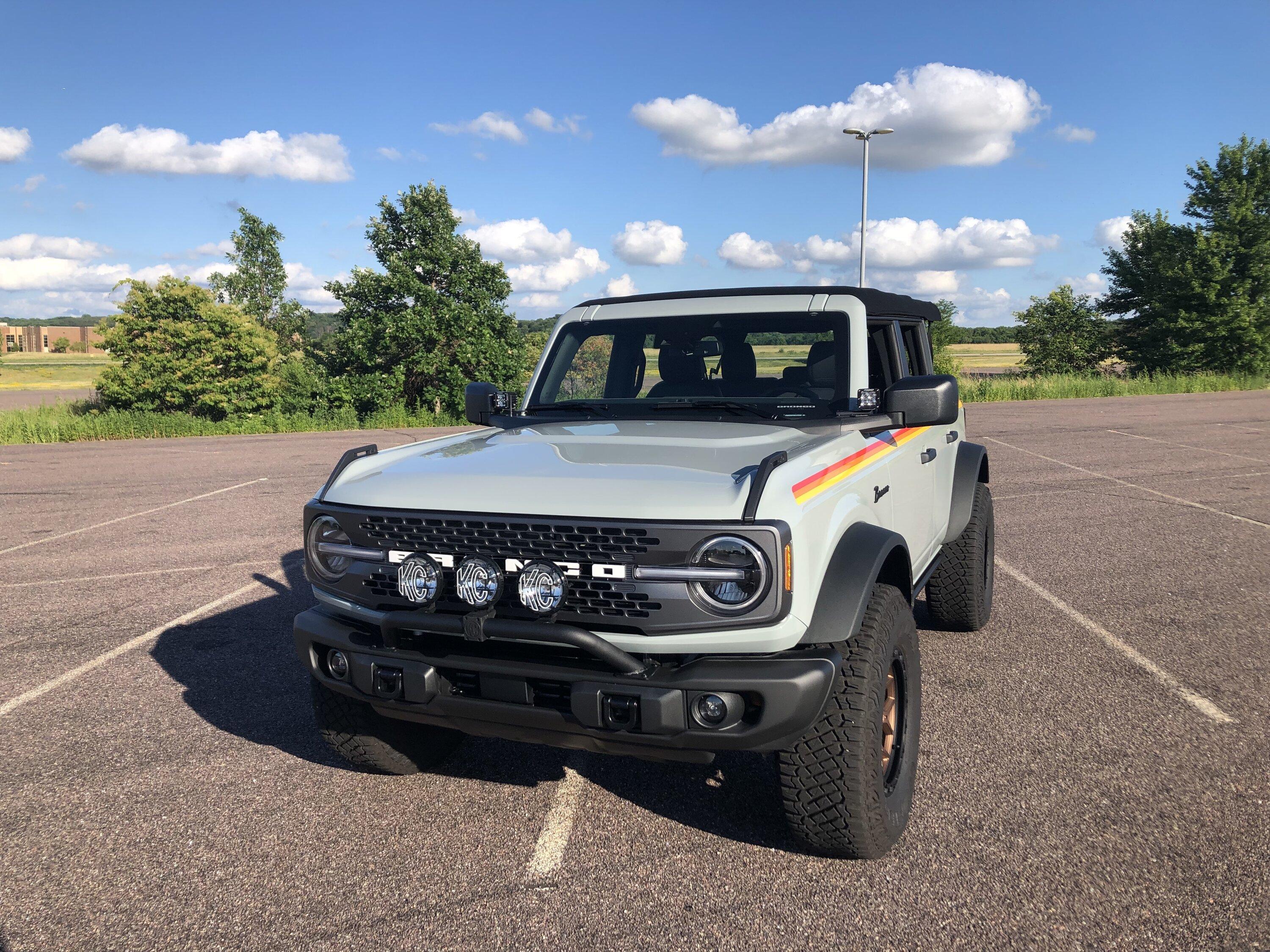 Ford Bronco The Flying Saucer Badlands Build Side front July