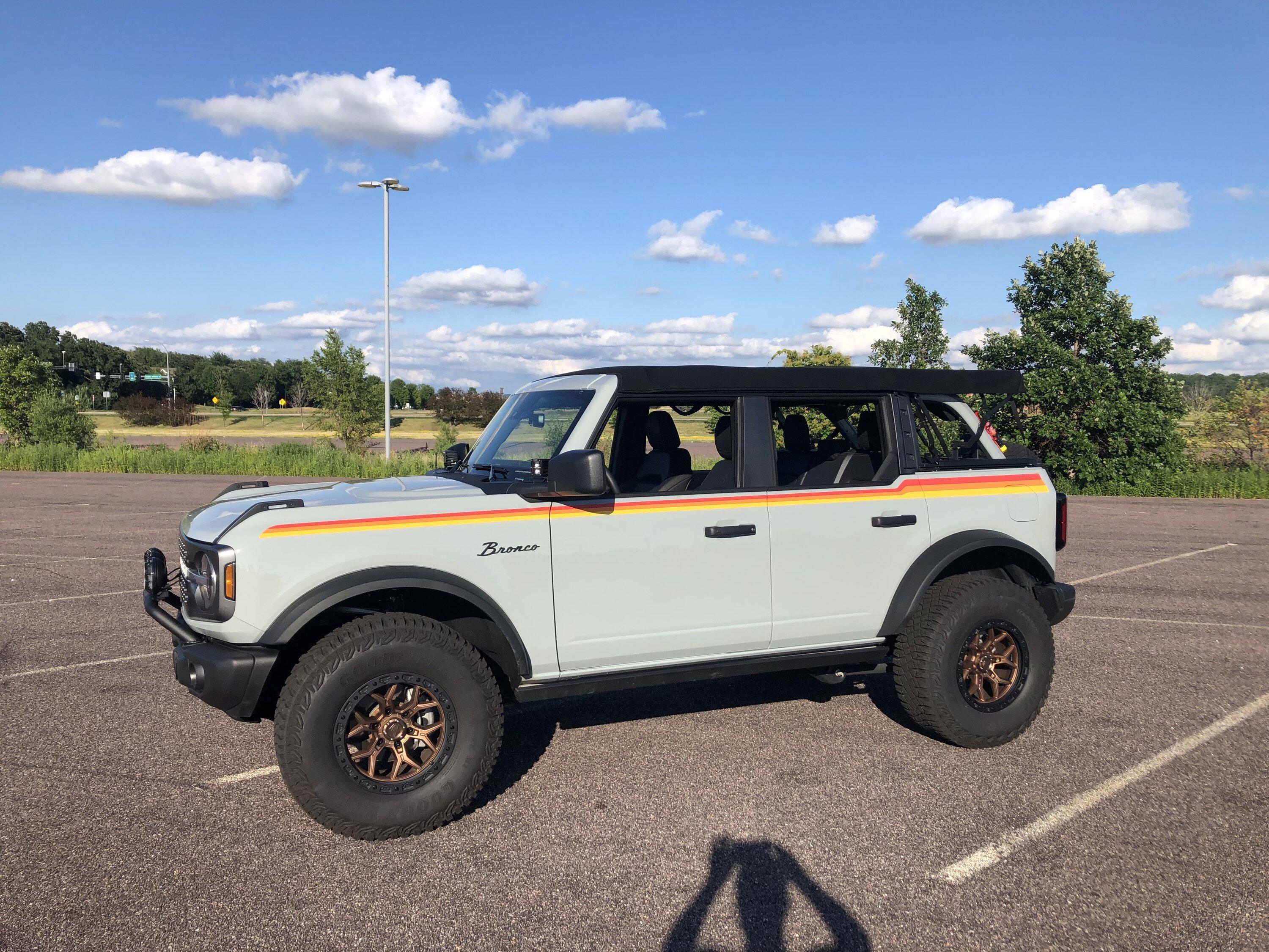 Ford Bronco The Flying Saucer Badlands Build Side July