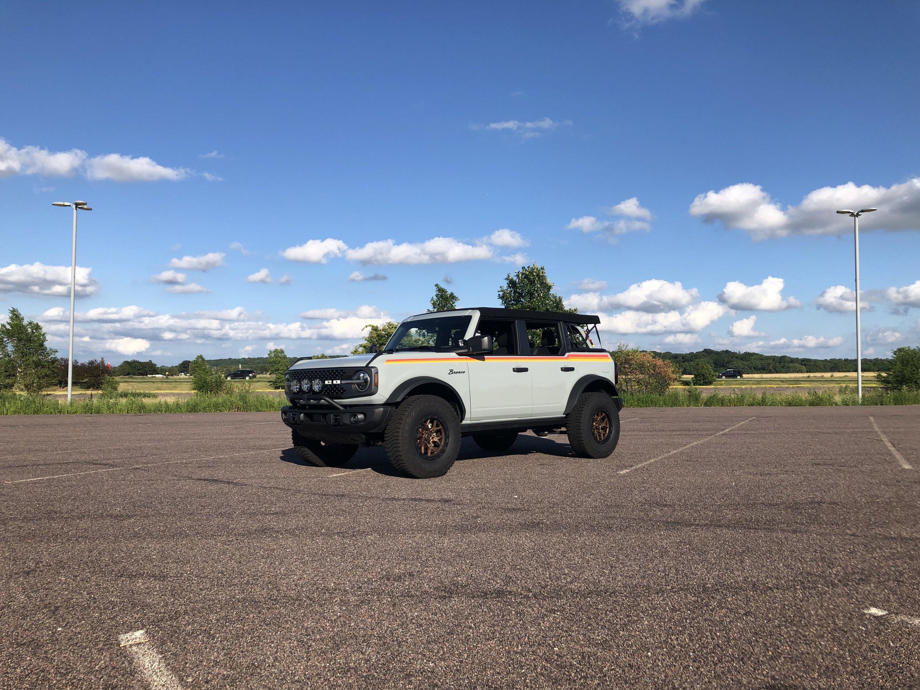 Ford Bronco The Flying Saucer Badlands Build side far