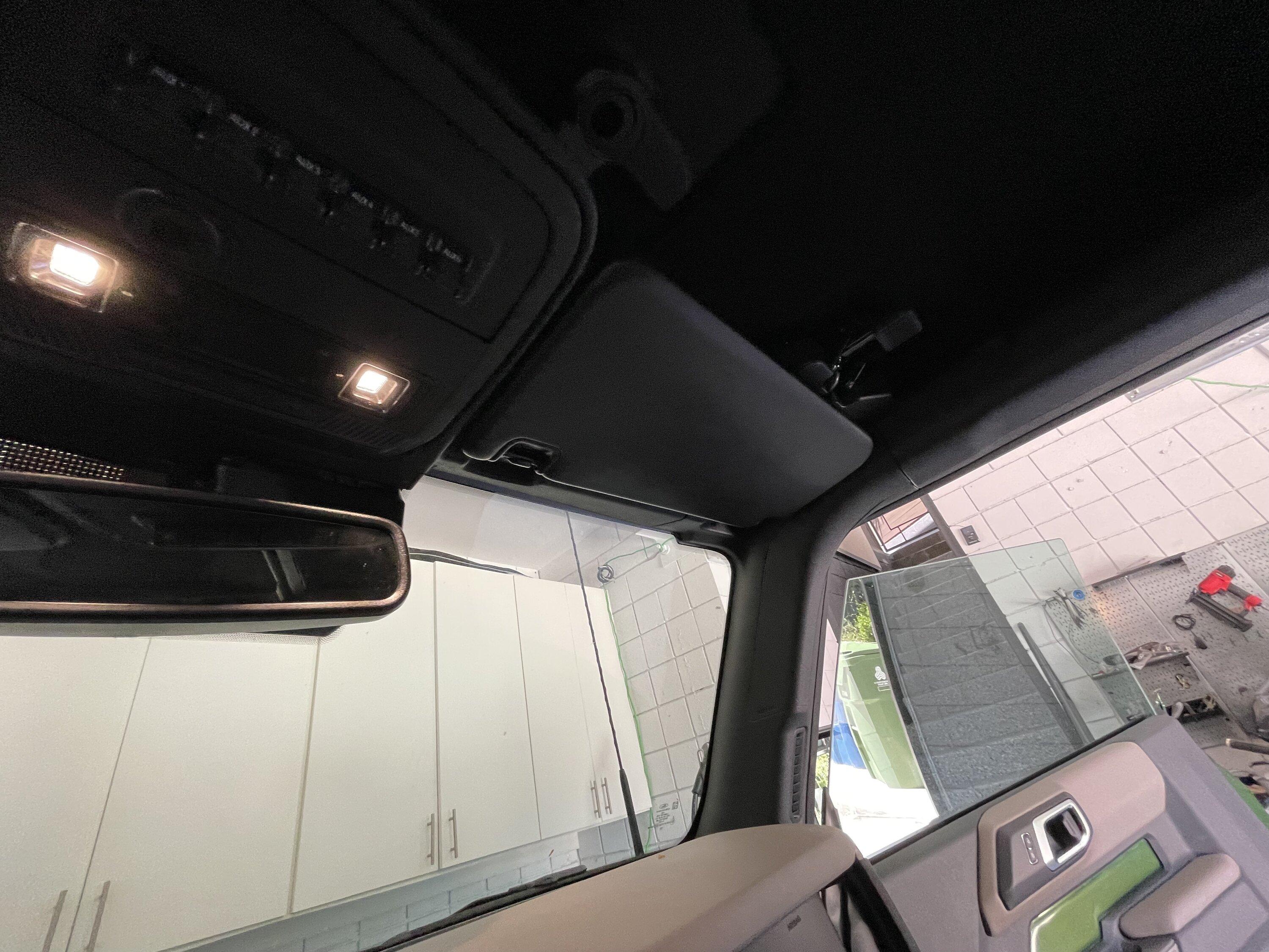 Ford Bronco Visor Warning Removal - Steam - SUCCESS! IMG_0079