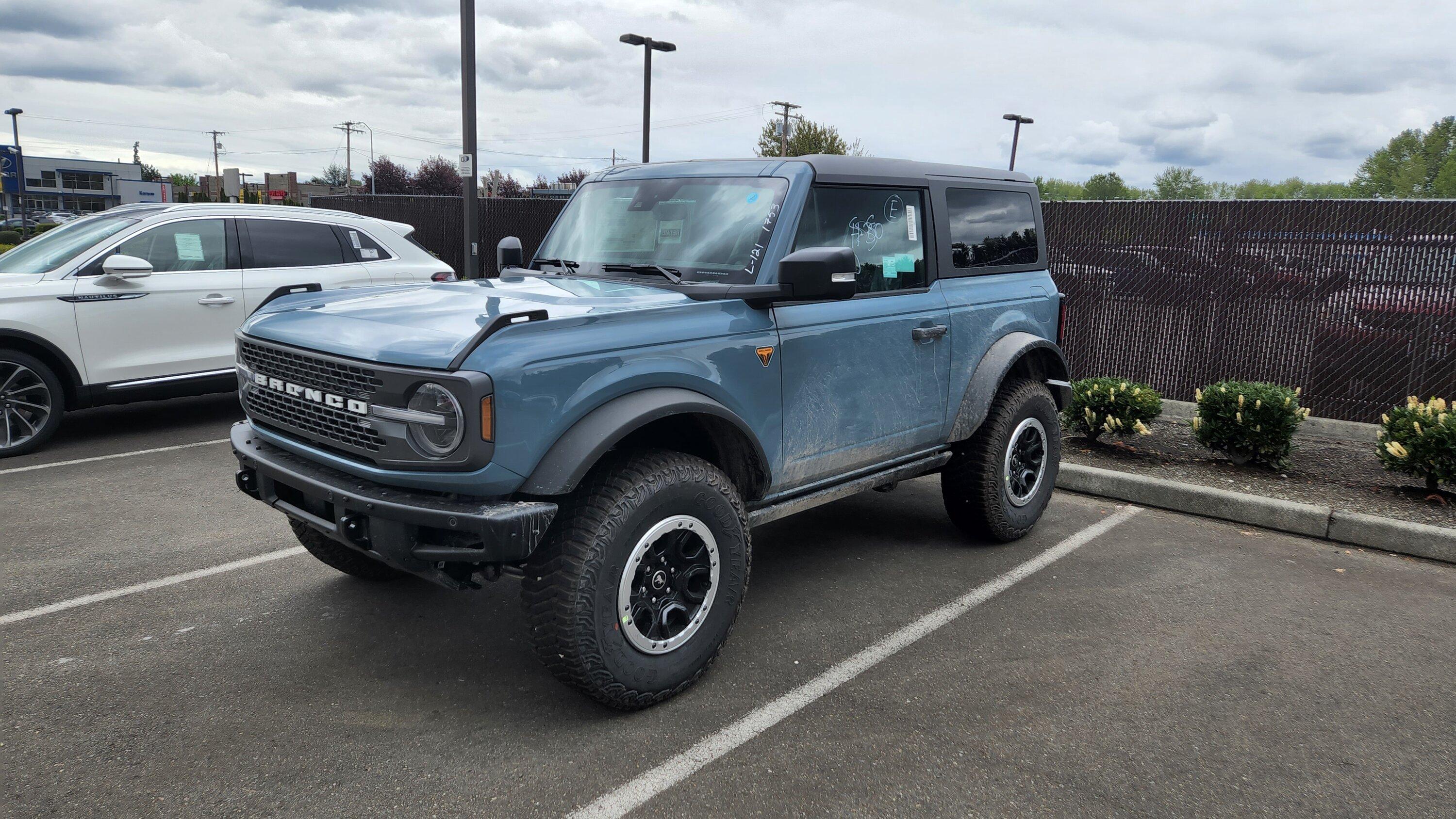 Ford Bronco How many miles on delivery? 20220502_134841