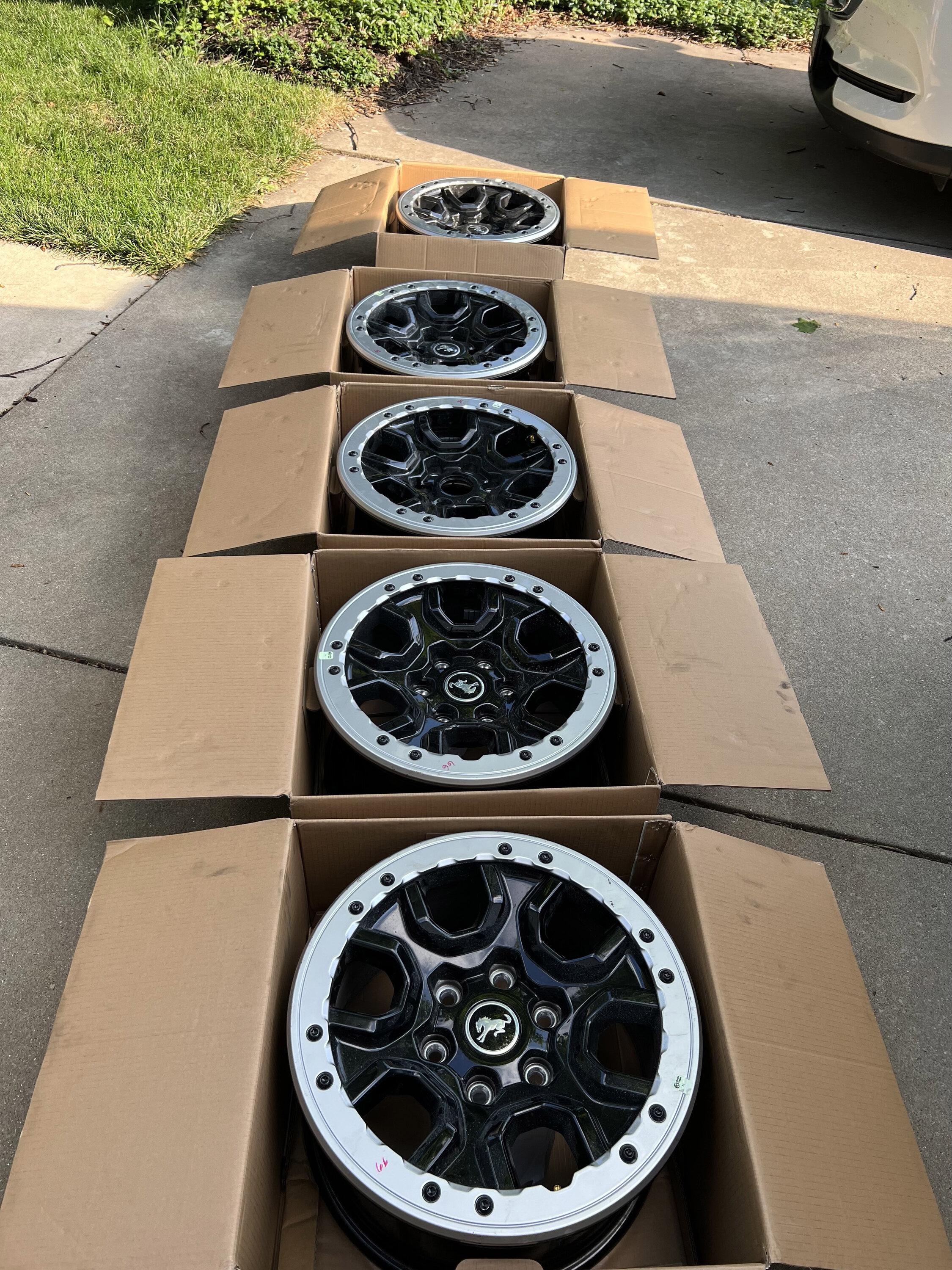 Ford Bronco NEW Sasquatch Wheels only (5) IMG_5559