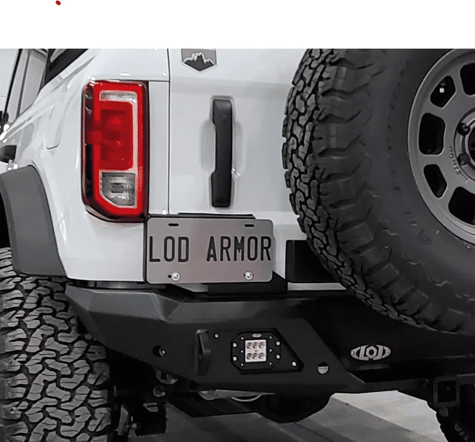 Ford Bronco Rear License Plate Relocation 1657902498445