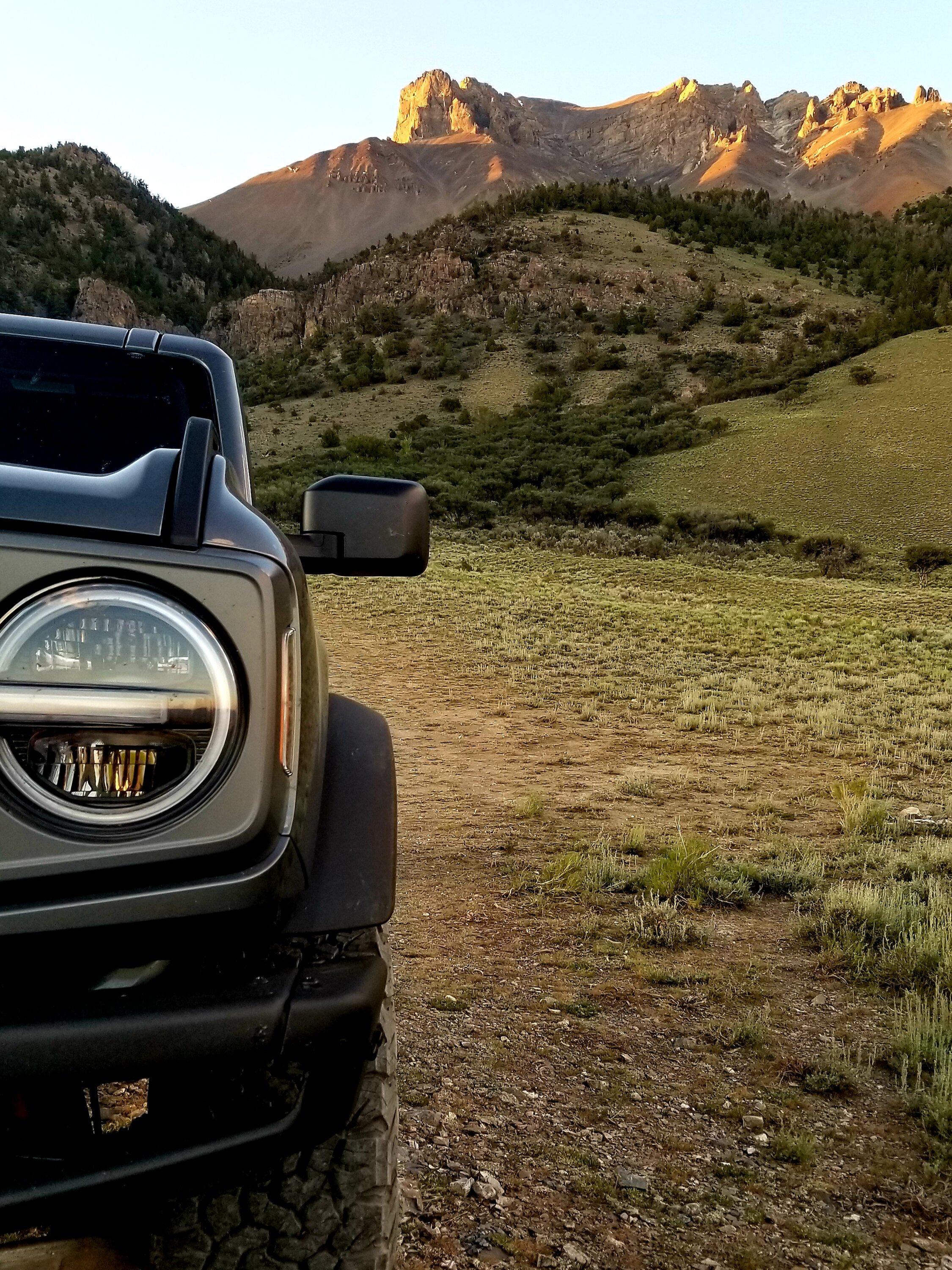 Ford Bronco Broncos exploring the wilds of Idaho! 2 door Black Diamond manual and a 4 door Badlands Sasquatch, 4k and fun drone footage! 20220709_210458