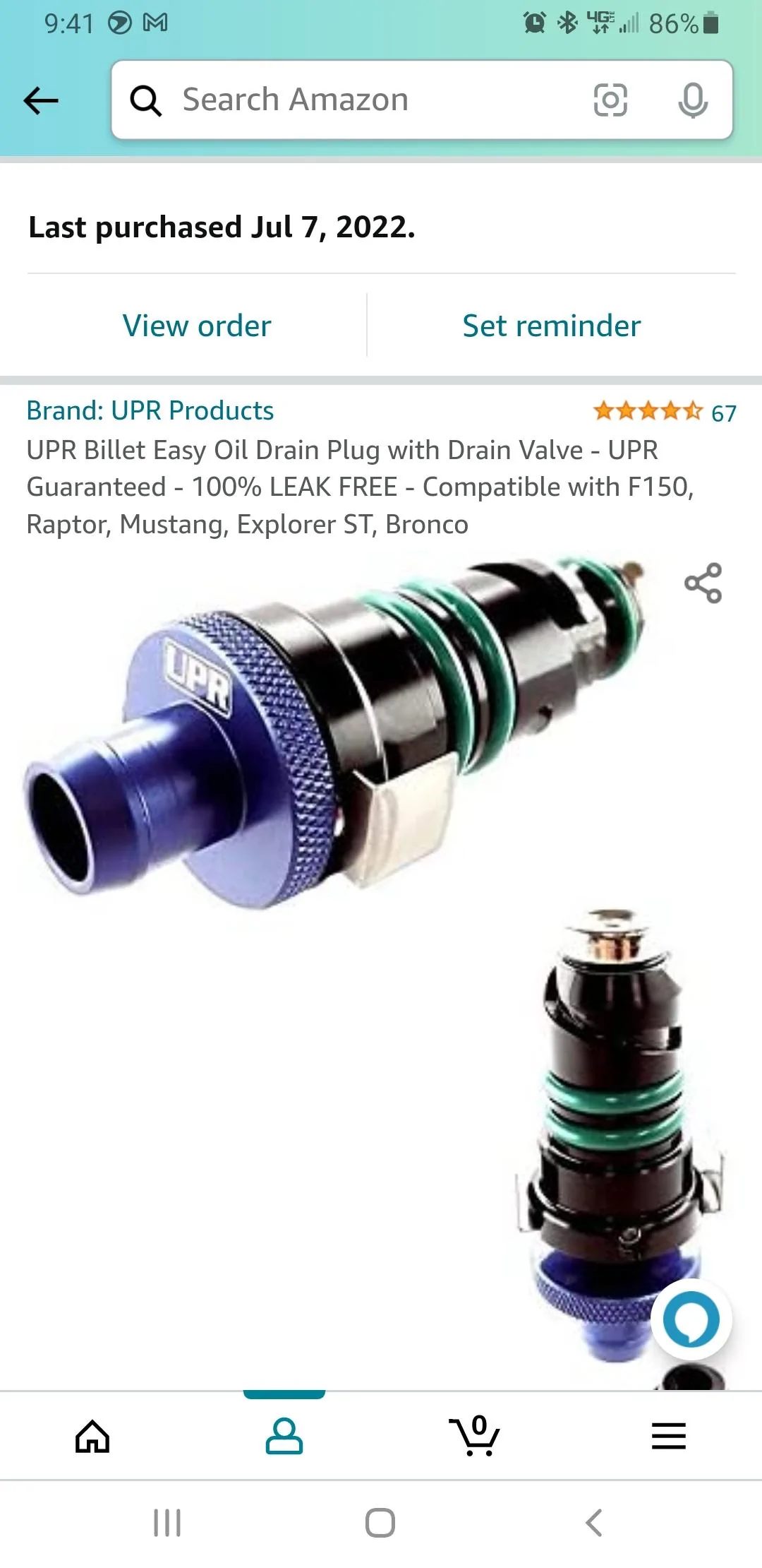 Ford Bronco Replacement plug PSA:  $50 stupid tax Screenshot_20220716-094147_Amazon Shopping
