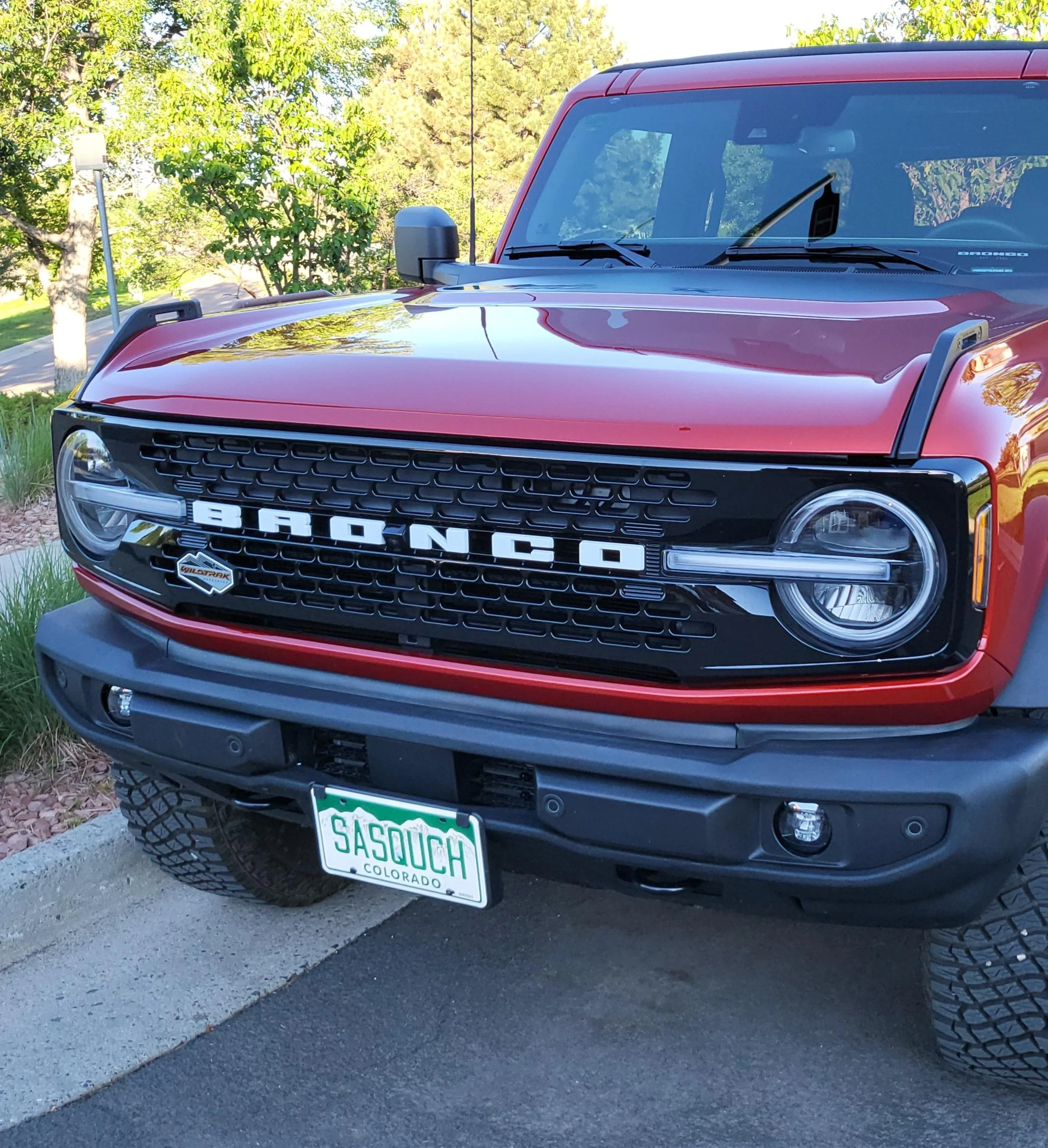 Ford Bronco Love this vanity plate SQW4TCH 20220713_071635