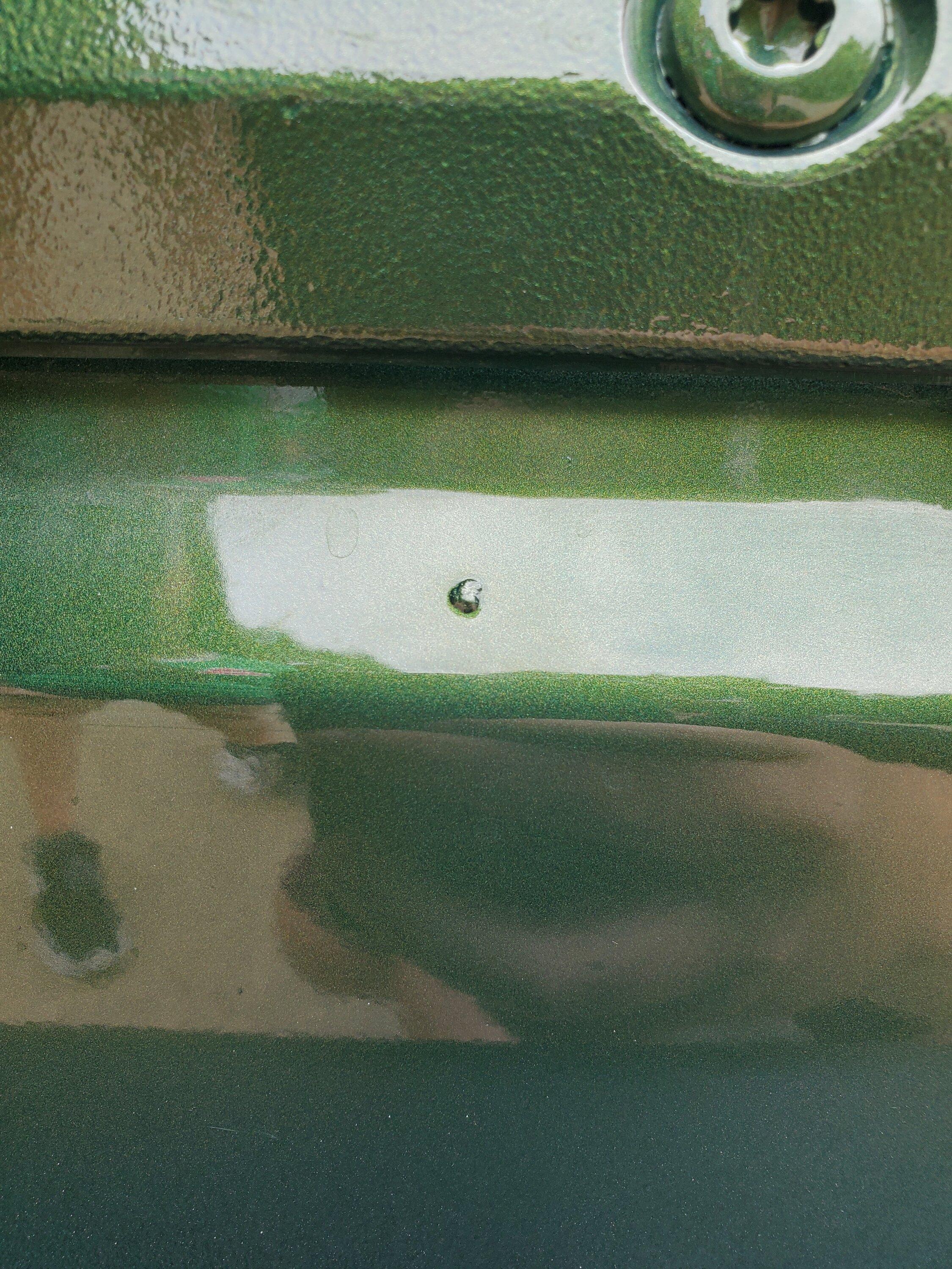 Ford Bronco Paint issues - defect/halo effect? 20220716_113514