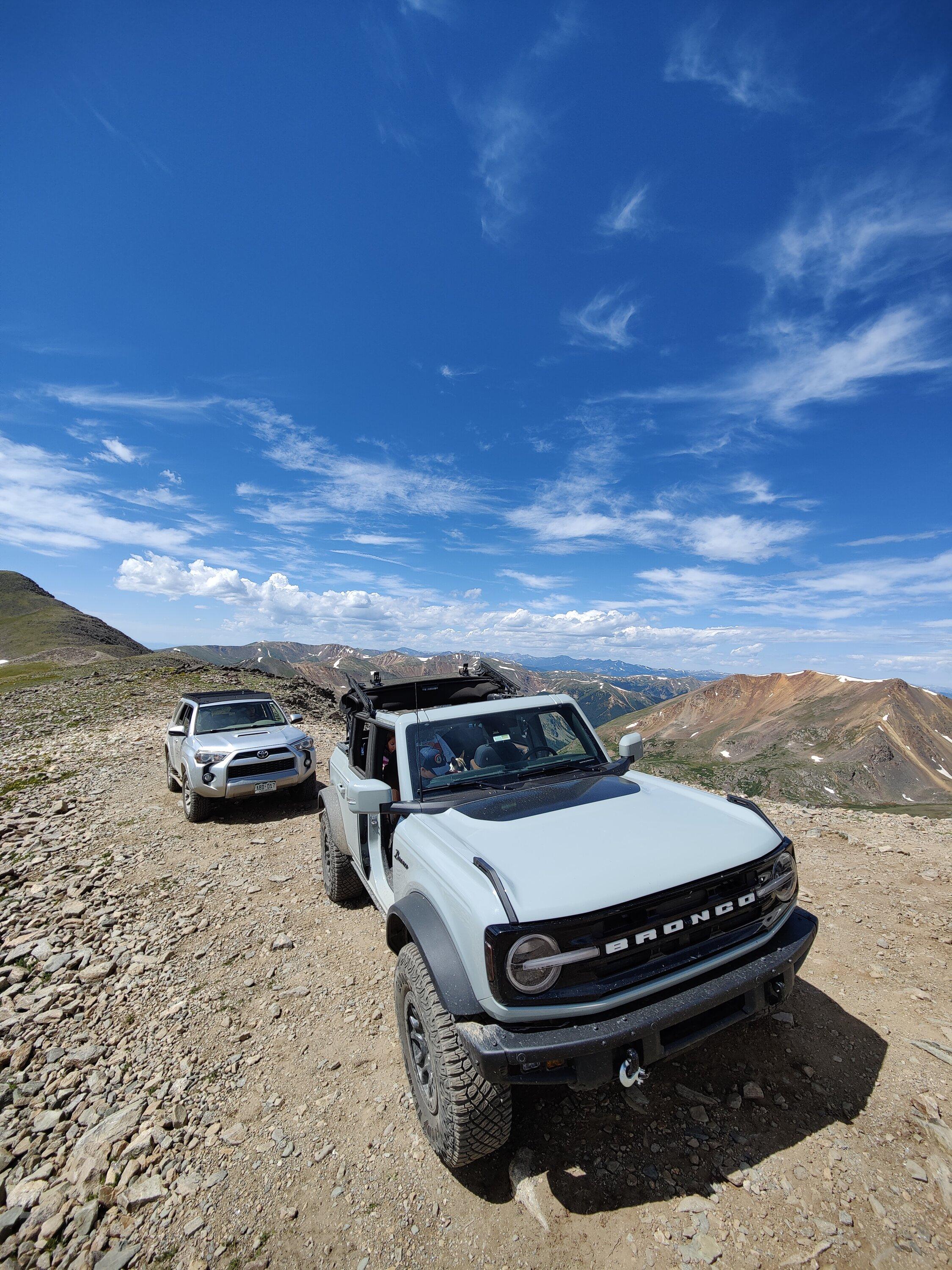 Ford Bronco Argentine Pass and Santiago Mine in Colorado IMG20220710105453